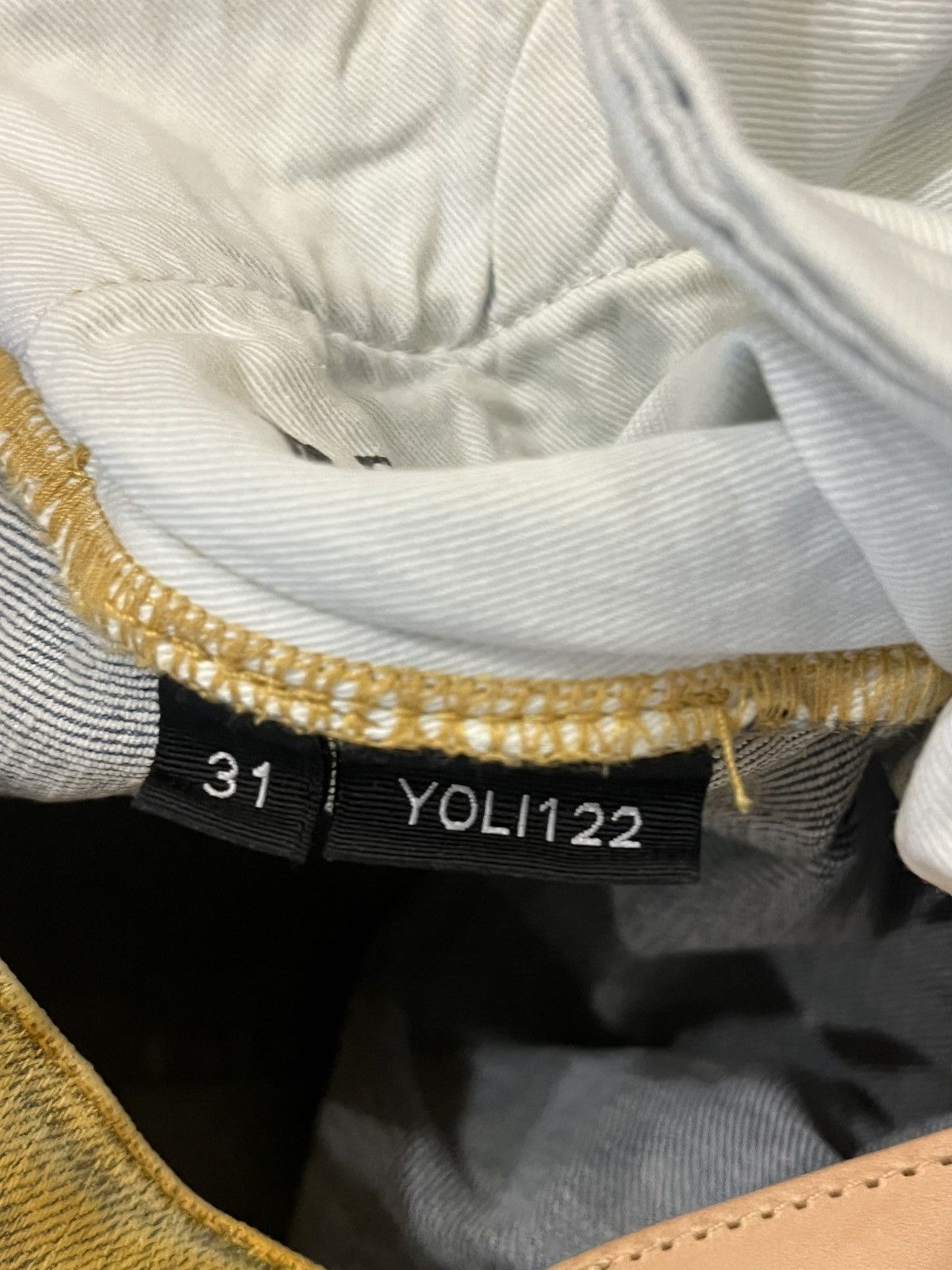 Purple Brand Purple Brand p001yoli122 yellow jeans size 31 NEW Size US 31 - 10 Thumbnail