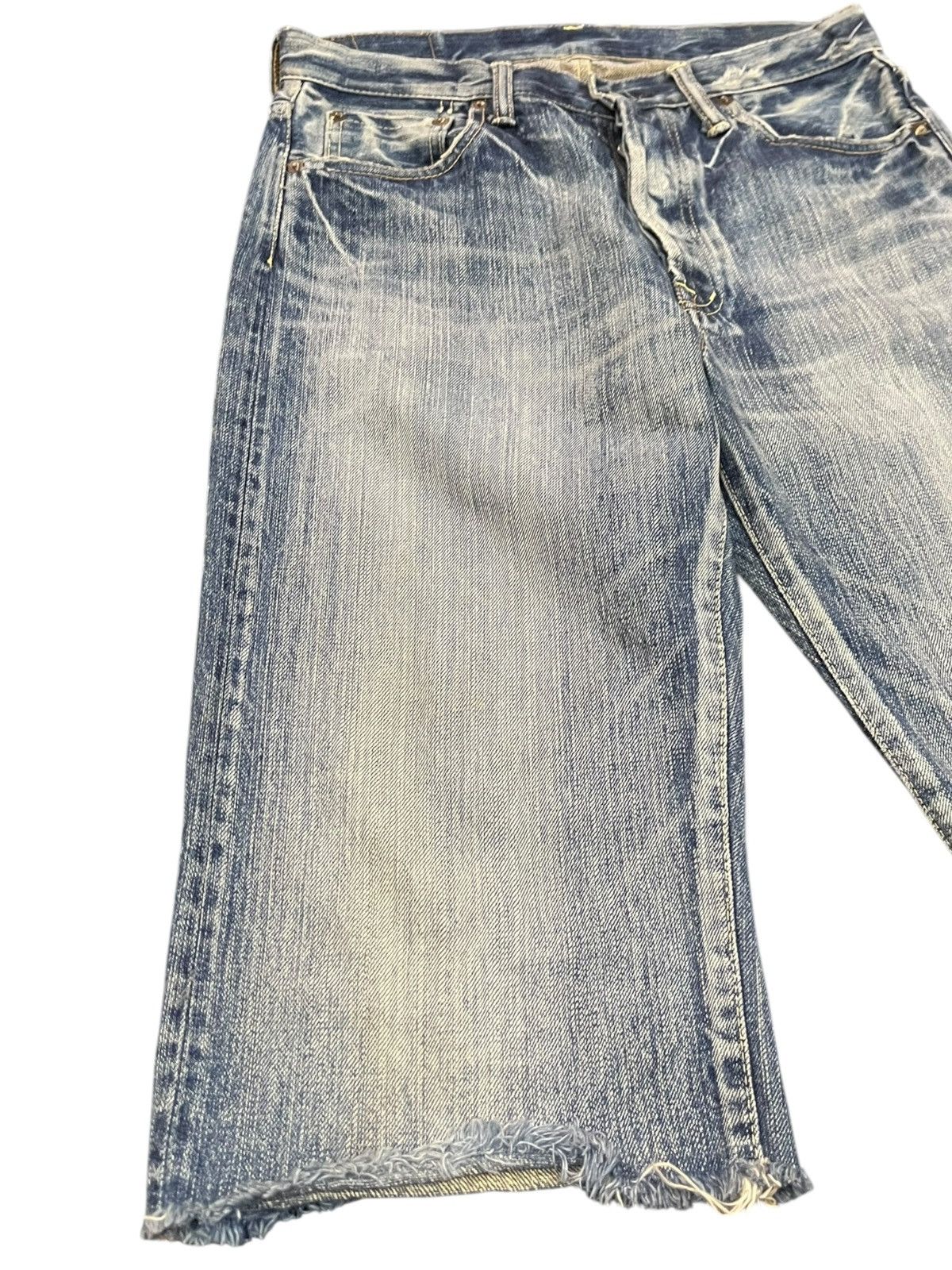 Hysteric Glamour × Japanese Brand × OMNIGOD Vintage Omnigod Selvedge Faded Short Denim Size US 30 / EU 46 - 3 Thumbnail