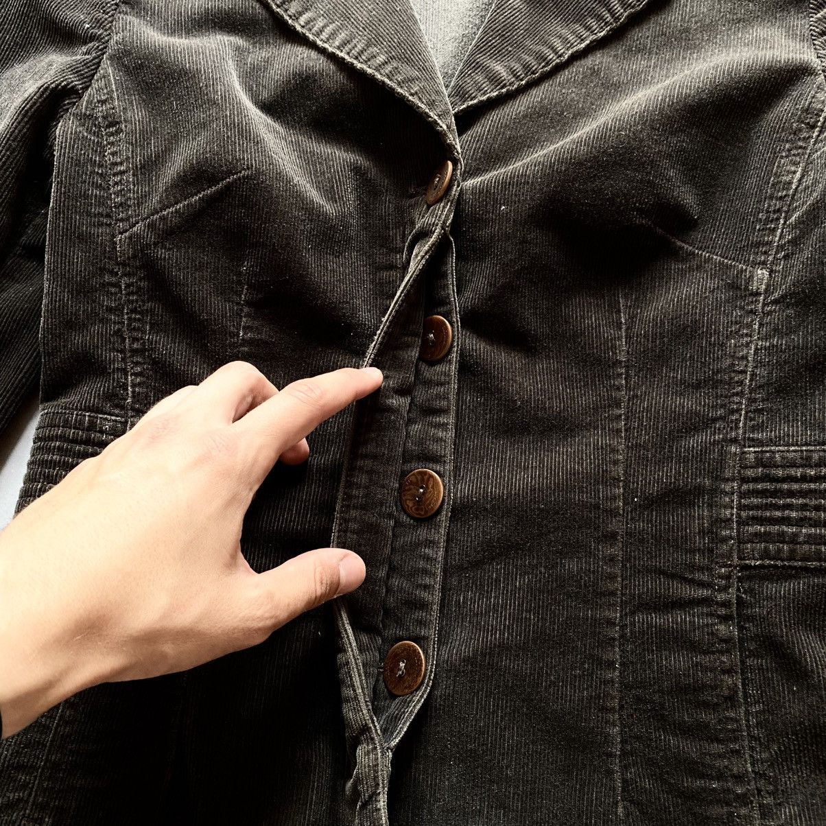 CLOSED × Marithe + Francois Girbaud CLOSED Style Marithe Francois Girbaud Velvet Jacket Vintage Size S / US 4 / IT 40 - 5 Thumbnail