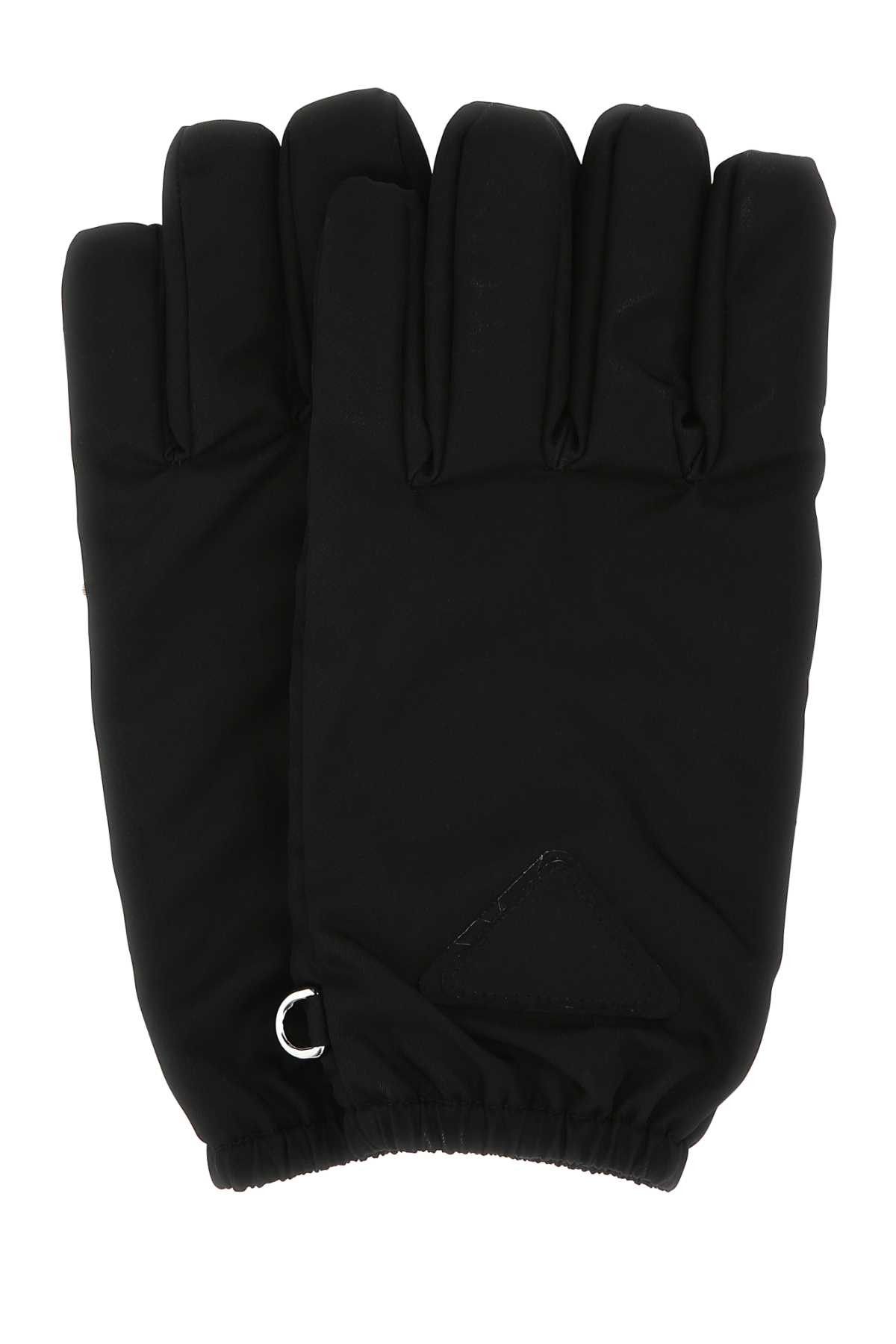 Prada Black Re-Nylon Gloves Size ONE SIZE - 1 Thumbnail
