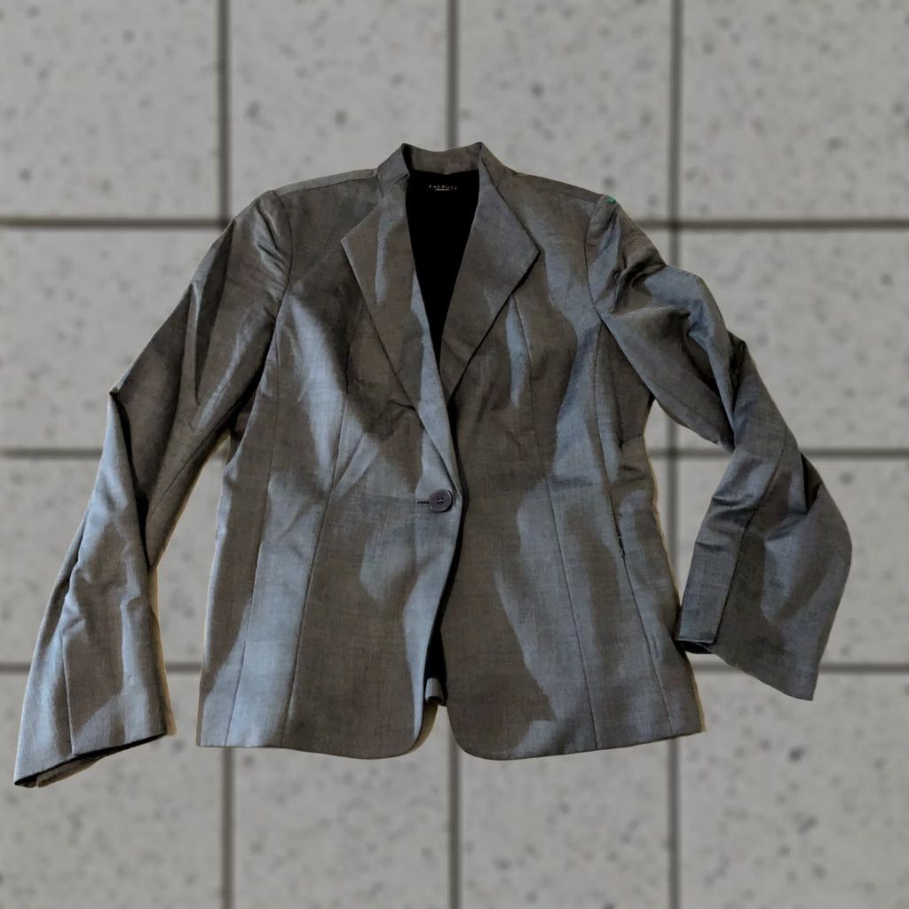 Talbots Talbots Wool Jacket Blazer Womens 12 Grey Gray Size XL / US 12-14 / IT 48-50 - 1 Thumbnail