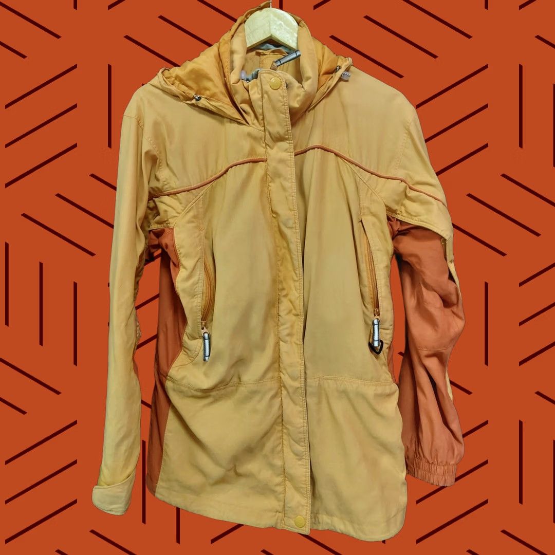Vintage Columbia Sportswear Company Hooded Jacket Orange Solid Women Size M Size M / US 6-8 / IT 42-44 - 1 Thumbnail