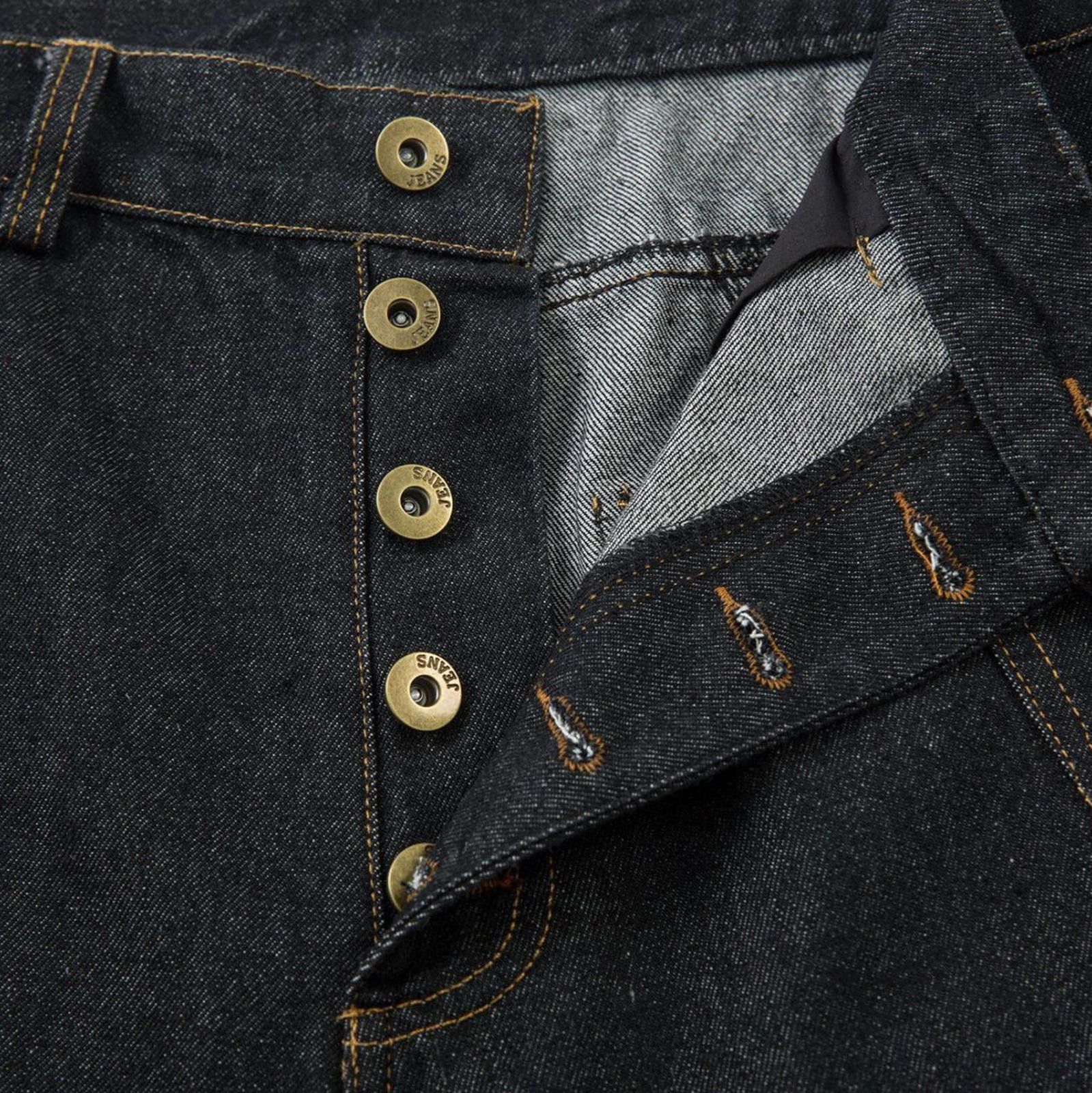 Japanese Brand Textured Curved Wide Leg Jeans Size US 32 / EU 48 - 2 Thumbnail