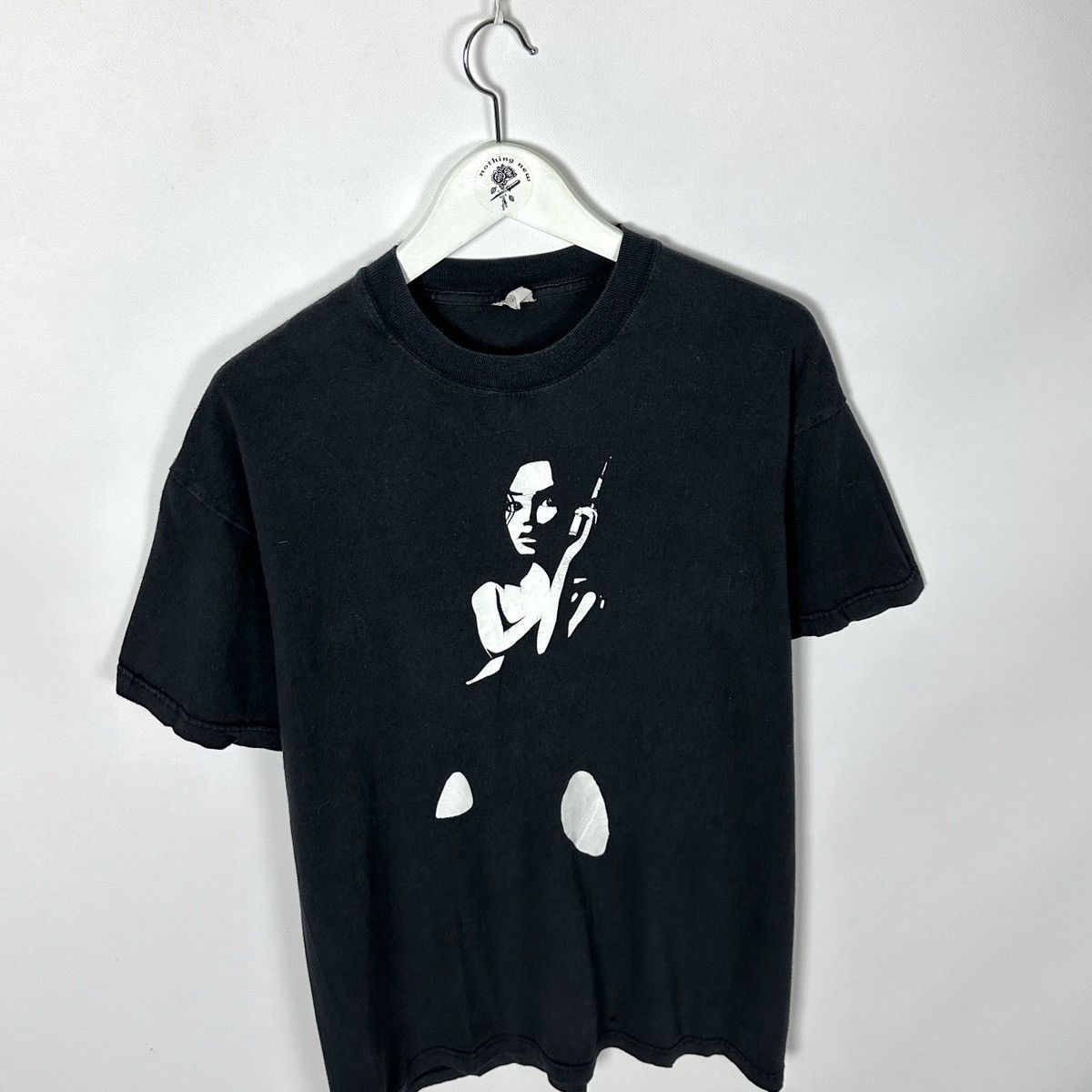 The Game Vintage 90s Tomb Raider Lara Croft tee y2k Screen Stars y2k Size US L / EU 52-54 / 3 - 4 Thumbnail