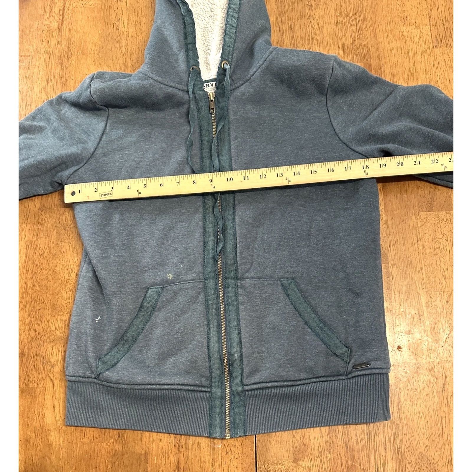 Orvis Orvis Hoodie Women's Small Green Full Zip Sherpa Lined Size S / US 4 / IT 40 - 5 Thumbnail