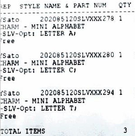 Chrome Hearts CHROME HEARTS Mini Alphabet Letter T Charm Size ONE SIZE - 5 Thumbnail