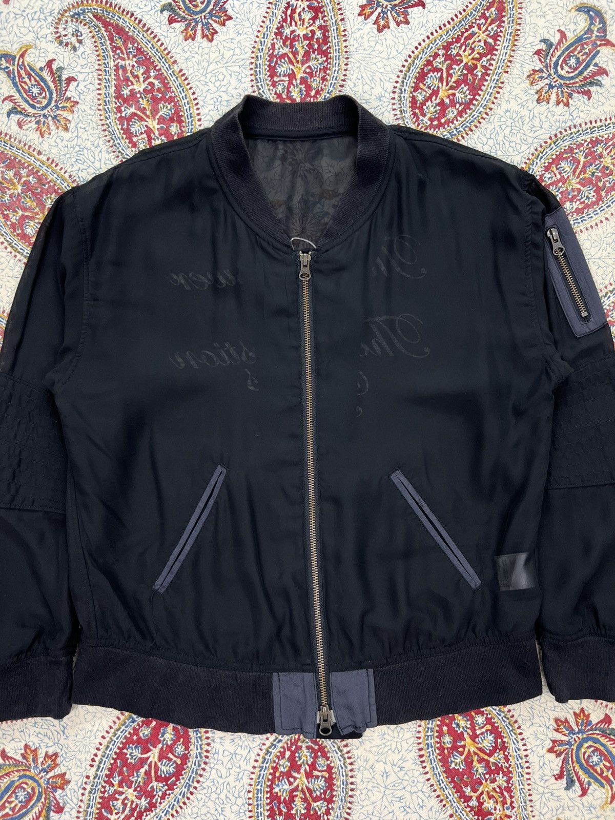 Japanese Brand Rodeo Crowns Mosquito Net Bomber Jacket Size S / US 4 / IT 40 - 4 Thumbnail