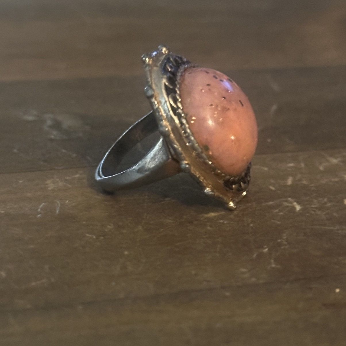 Vintage Vintage Victorian Pink Coraline stone ring Size ONE SIZE - 5 Thumbnail