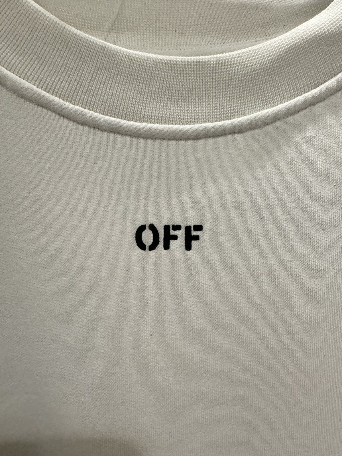 Off-White Off White Diagonal Tulips Crewneck Size XS / US 0-2 / IT 36-38 - 6 Thumbnail