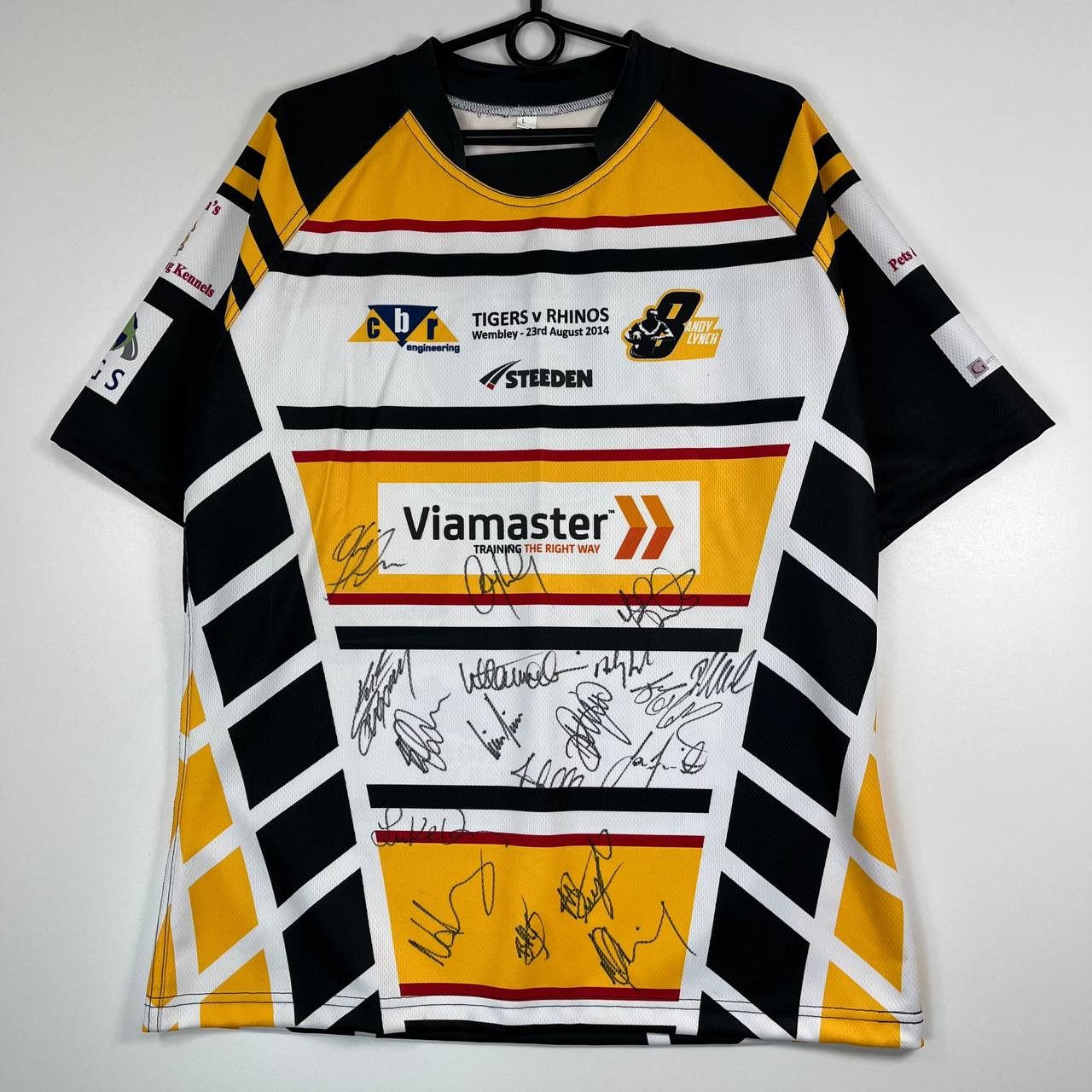 Other Castleford Tigers Signed Rugby League Shirt Sz L Size US L / EU 52-54 / 3 - 1 Thumbnail