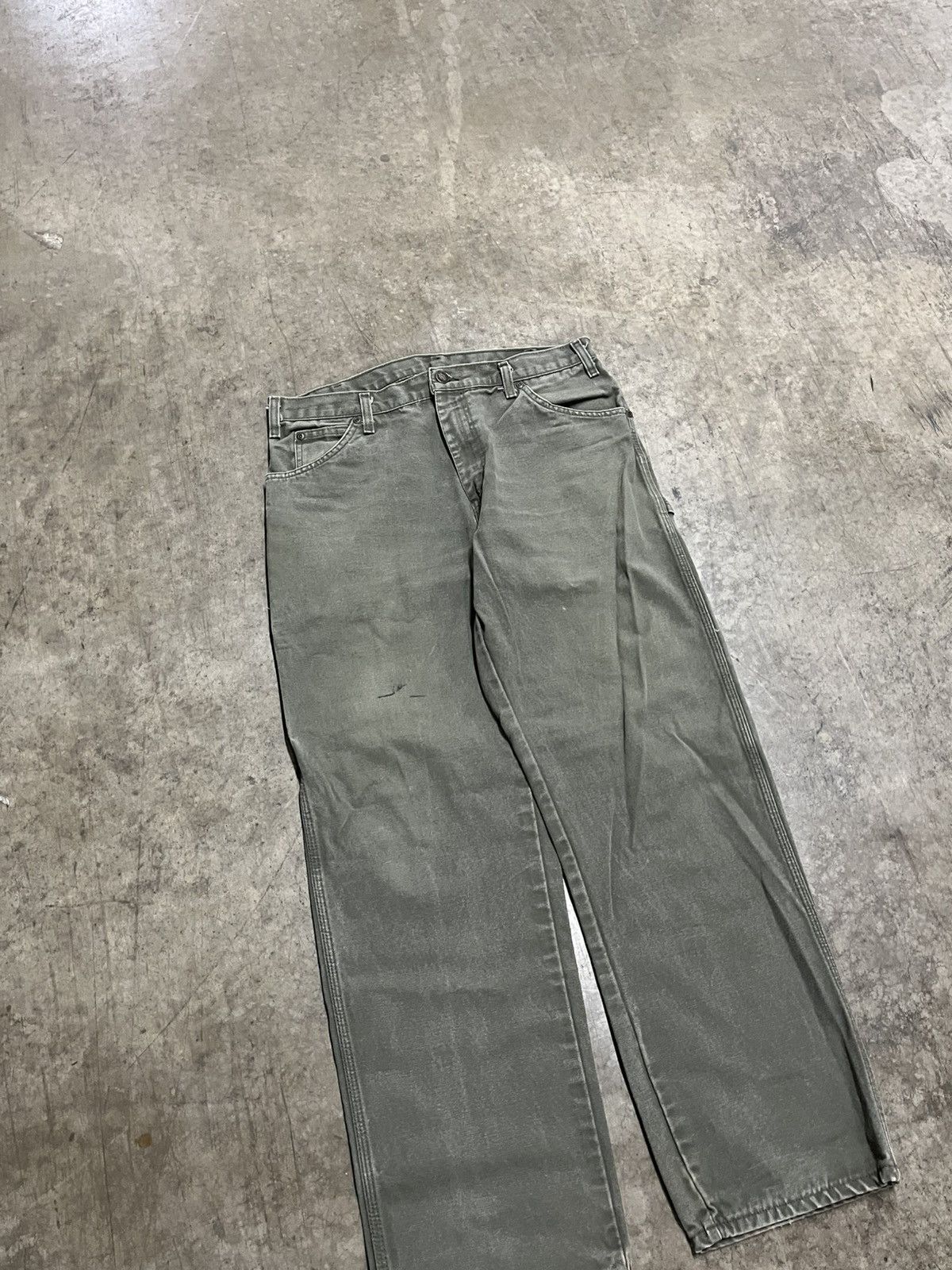 Dickies × Vintage Dickies baggy fit earth tone cargo pants skater hype rare Size US 34 / EU 50 - 9 Thumbnail