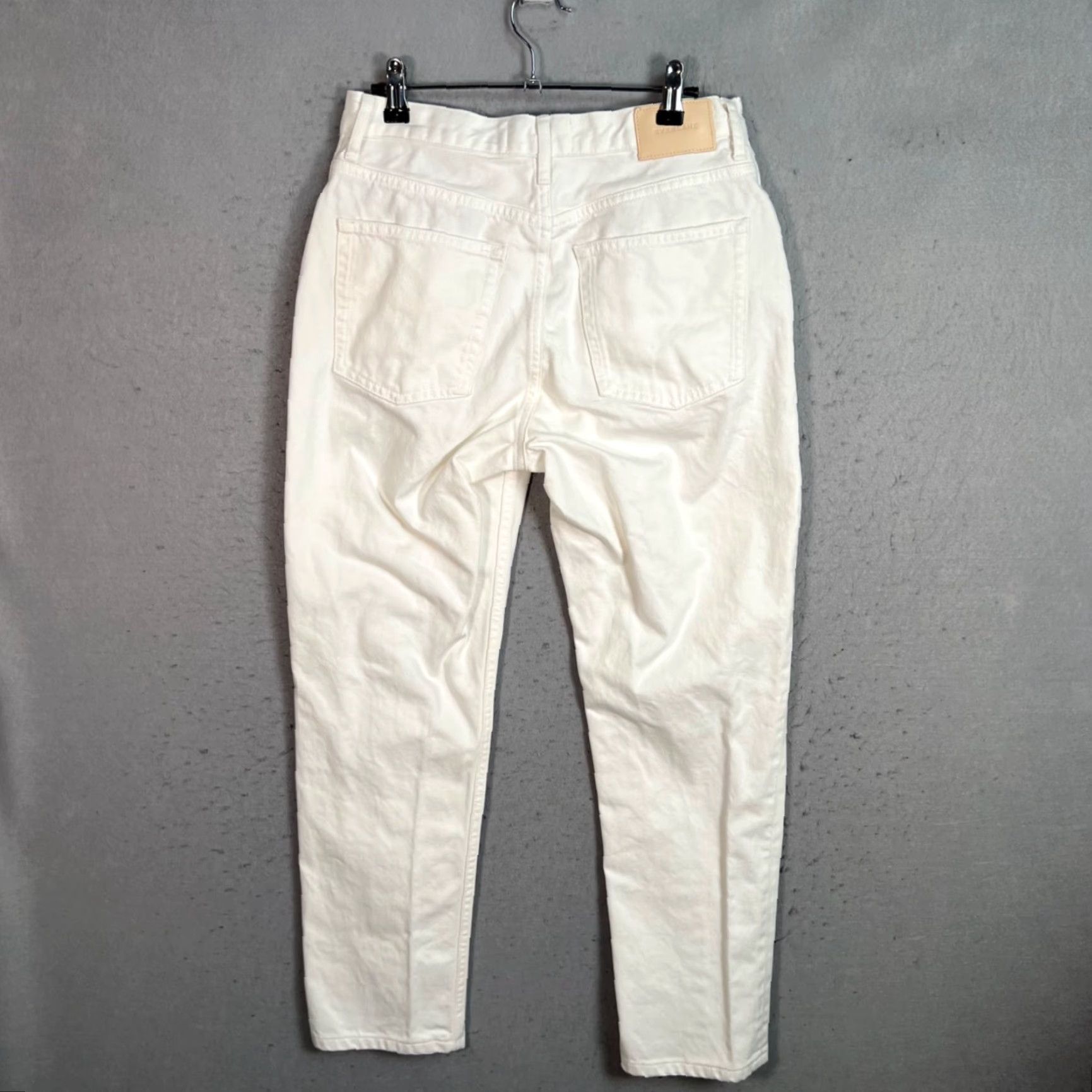 Everlane Everlane White Womens 27 Crop Cheeky Jean High-Waisted Straight Leg Pants Jeans 27 White 90s Crop Womens Size 27" / US 4 / IT 40 - 2 Thumbnail