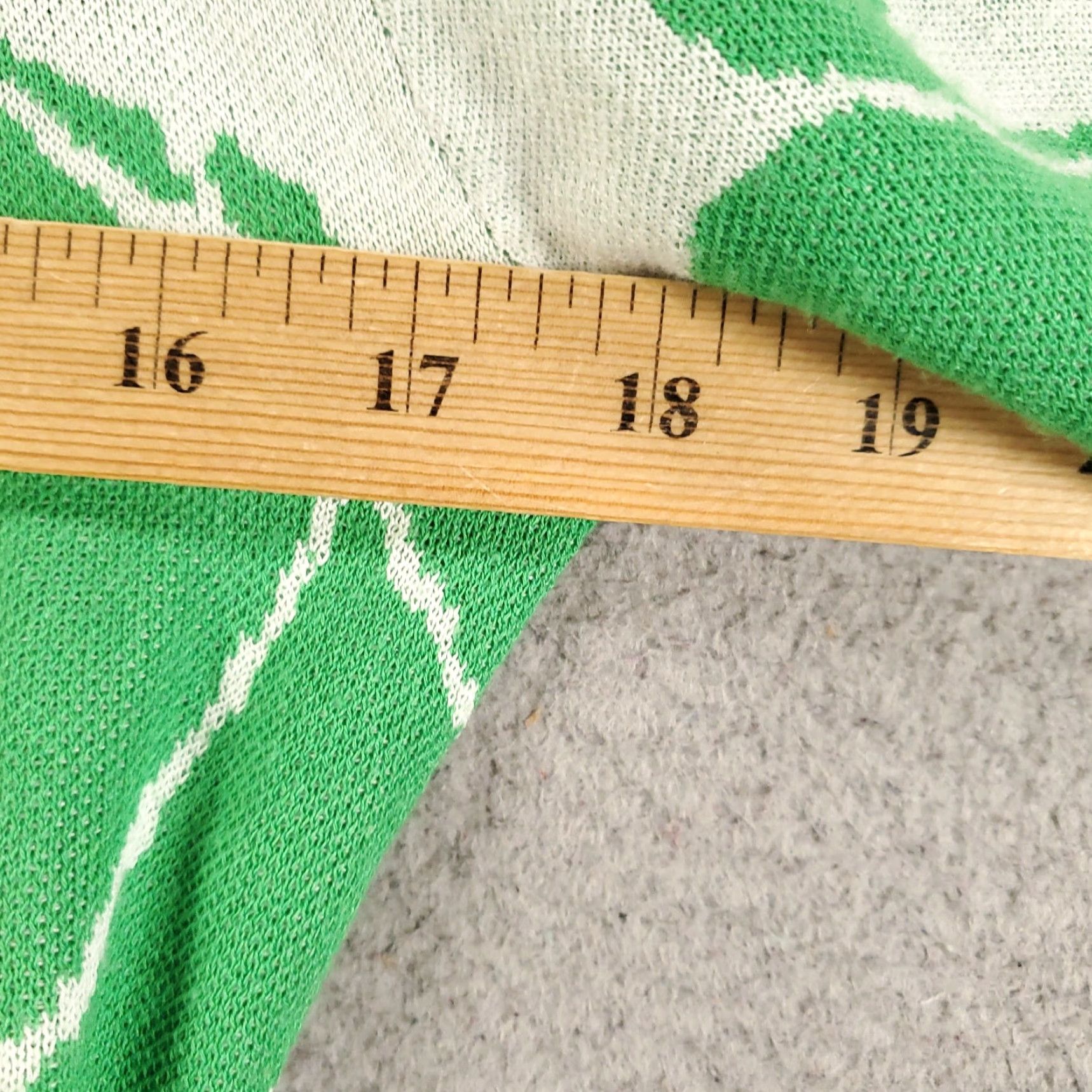 Diane von Furstenberg Diane von Furstenberg Wrap Cardigan Womens XXS Green White Tie Front Ginko Size XXS / US 00 / IT 34 - 4 Thumbnail