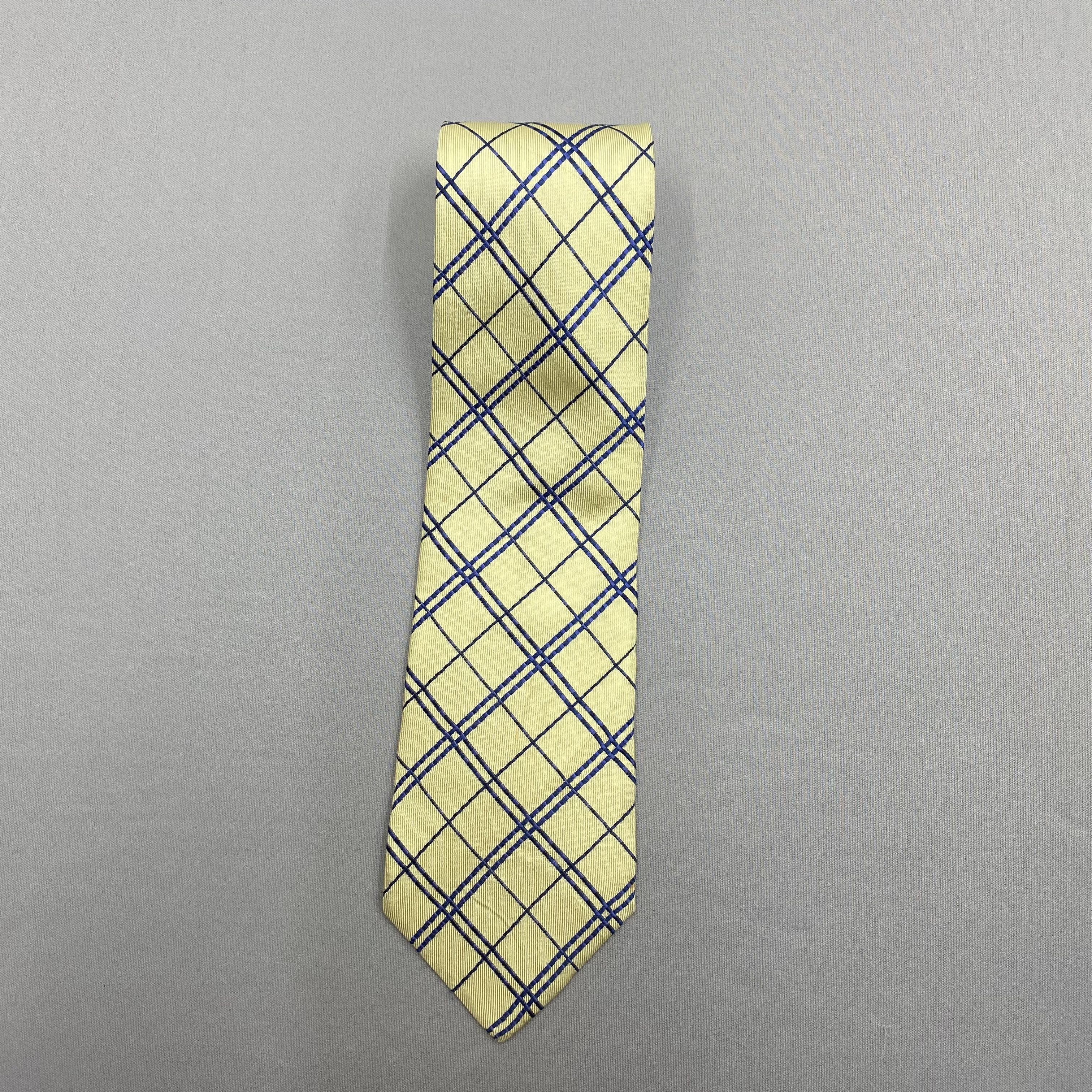 Japanese Brand Vintage Yves Saint Laurent SILK Necktie Cravate Pure Silk Size ONE SIZE - 3 Thumbnail
