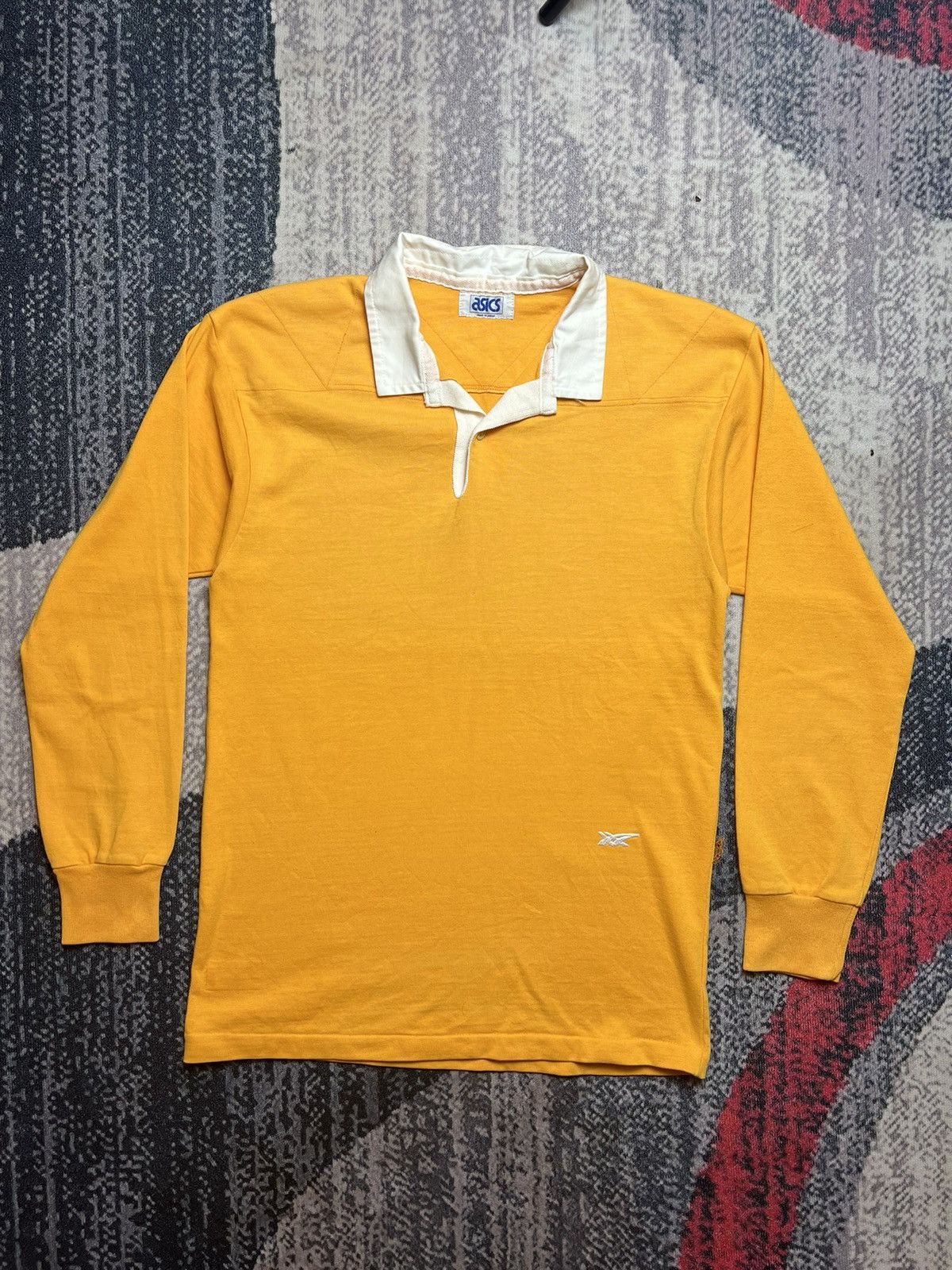 Asics Vintage Asics Rugby Polos Japan Size US S / EU 44-46 / 1 - 1 Thumbnail
