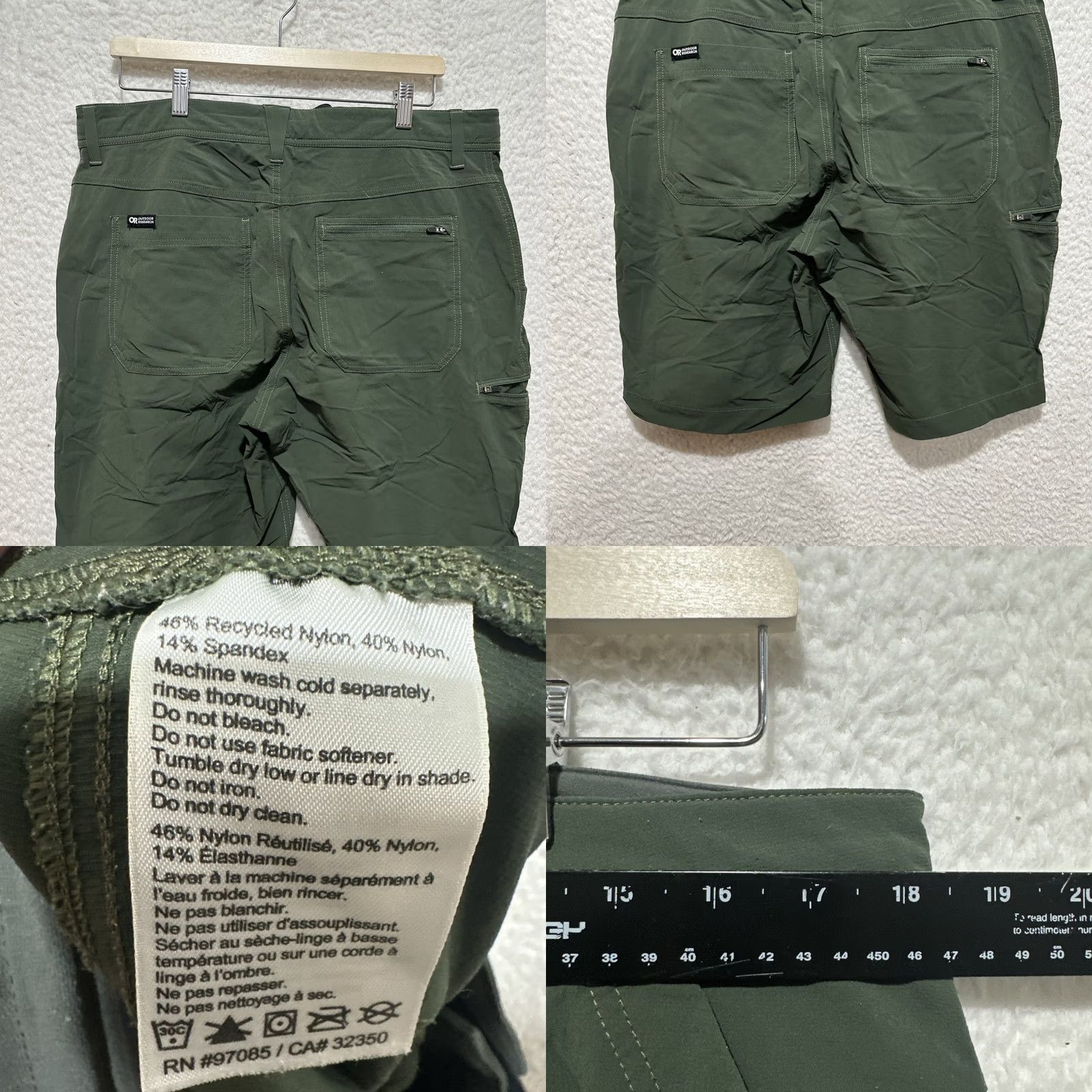 Outdoor Research Outdoor Research Cargo Shorts Men Size 36 Green Logo Stretch Cargo Pocket Casual Travel Hiking Outdoors Size US 36 / EU 52 - 8 Thumbnail