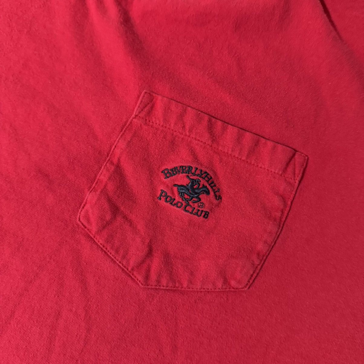 Beverly Hills Polo Club Vintage Boxy Beverly Hills Polo Pocket T-Shirt Size US L / EU 52-54 / 3 - 2 Thumbnail