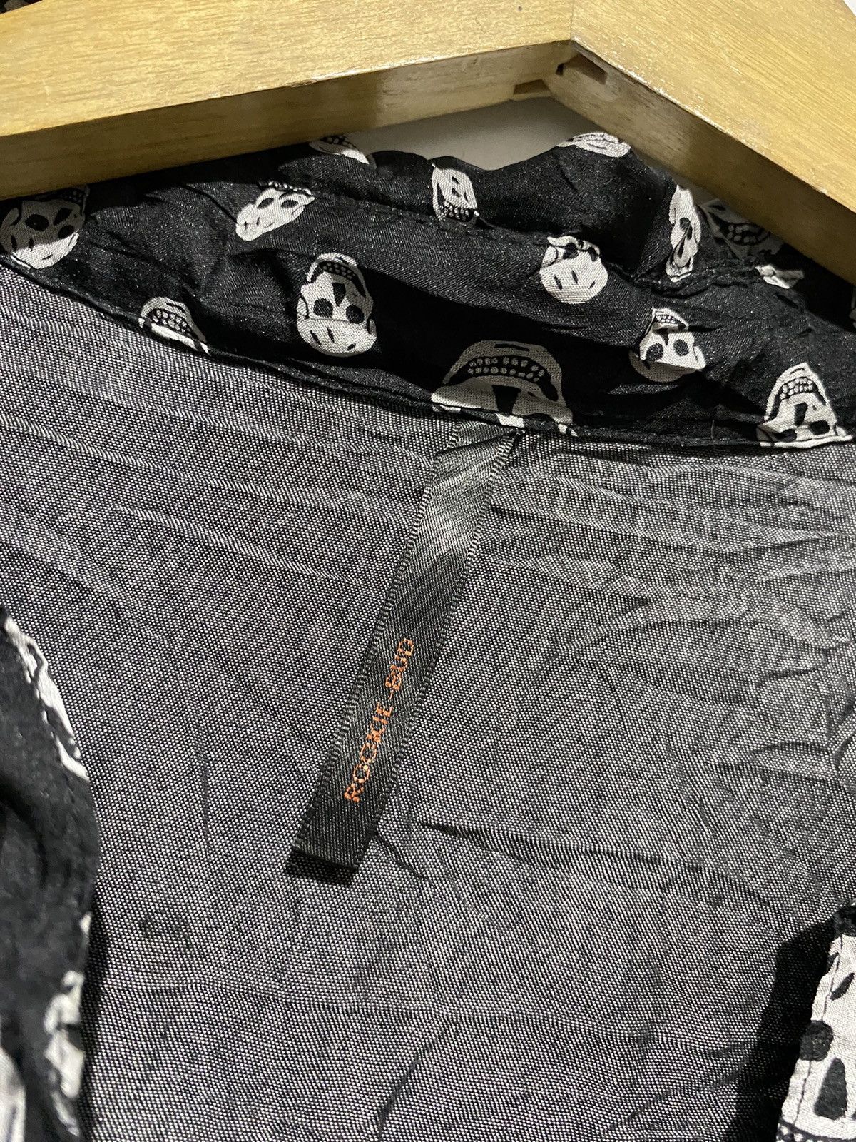 Hysteric Glamour × Japanese Brand Alexander McQueen style Rockie-Bud skull longsleeve washed Size US M / EU 48-50 / 2 - 5 Thumbnail
