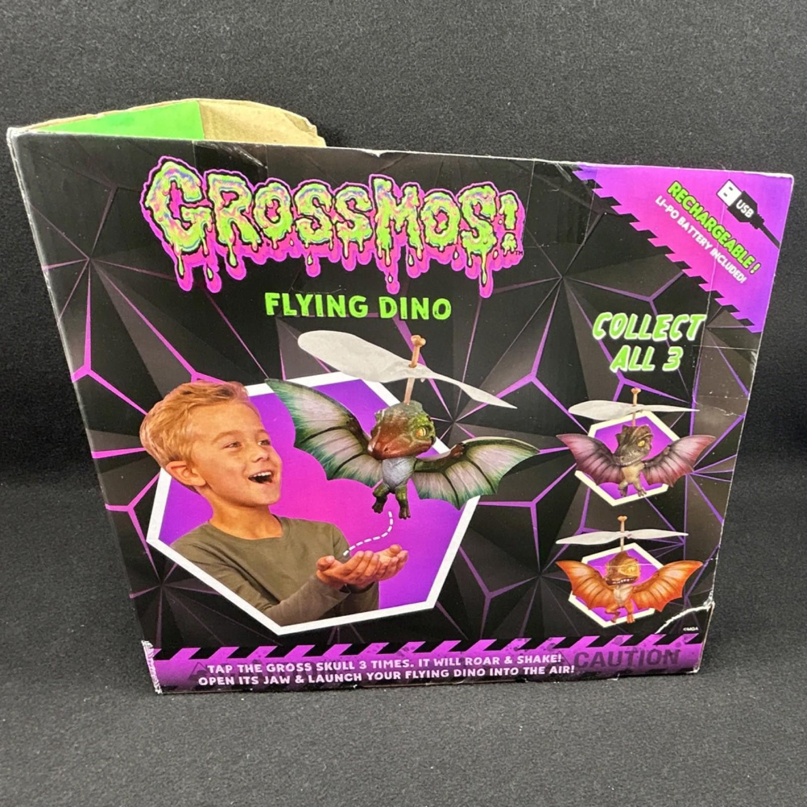 Tyler Grosso Grossmos Flying Dino Electronic Interactive Toy for Kids Age Size ONE SIZE - 3 Thumbnail