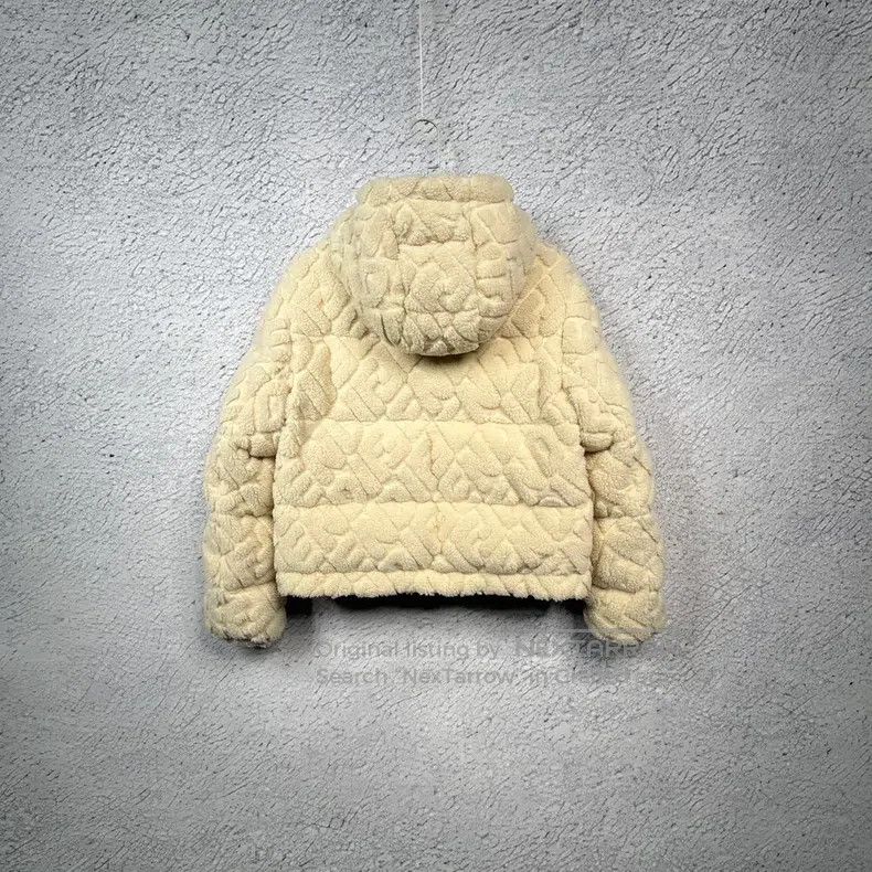 Fendi Fendi 23fw Beige Towel Terry Double F Logo Hooded Zip-up P Size S / US 4 / IT 40 - 2 Thumbnail