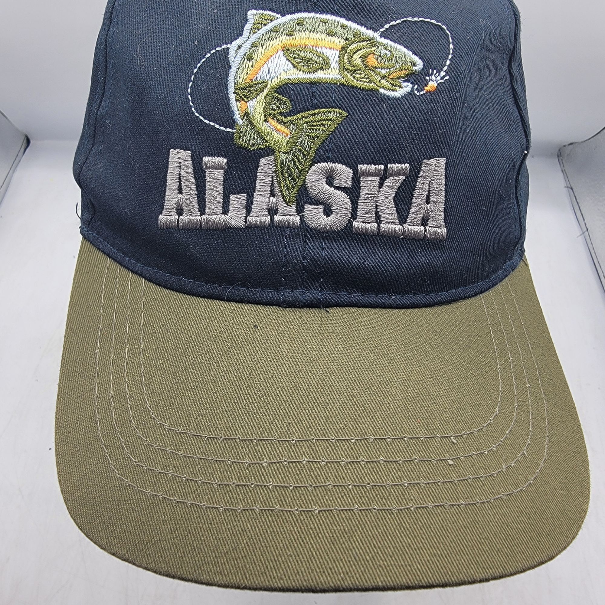 Other Alaska Fly Fishing Hat Cap Outdoors Casual Hiking Camping Ad Size ONE SIZE - 9 Thumbnail