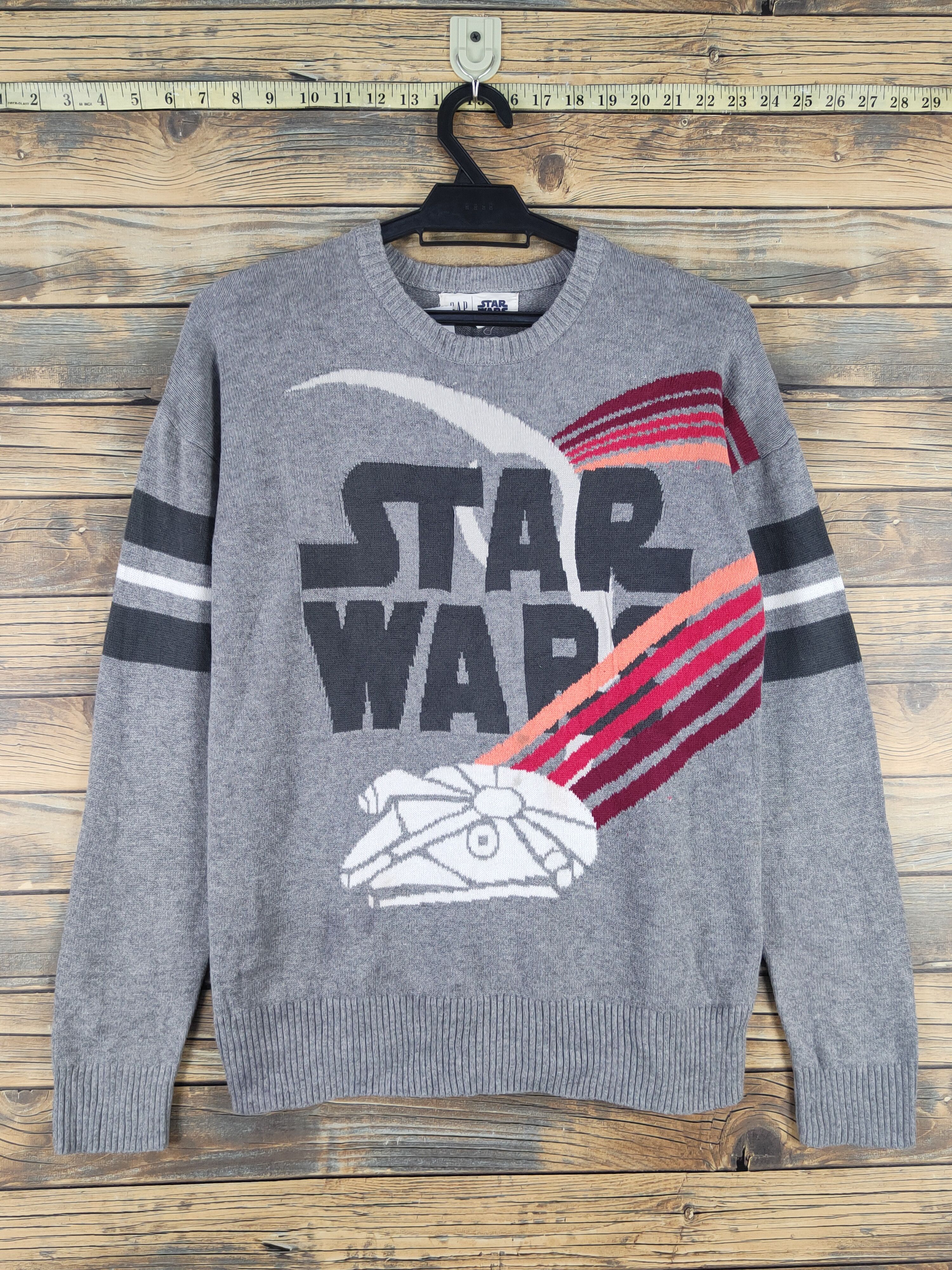 Star Wars Gap-Star Wars Gray Knitwear Sweatshirts #W1663 Size US M / EU 48-50 / 2 - 1 Thumbnail