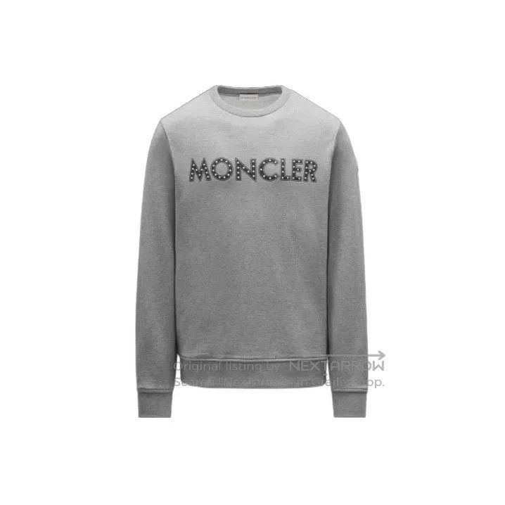 Moncler Moncler FW22 Men's Logo Print Crewneck Sweatshirt. Size US XL / EU 56 / 4 - 1 Thumbnail
