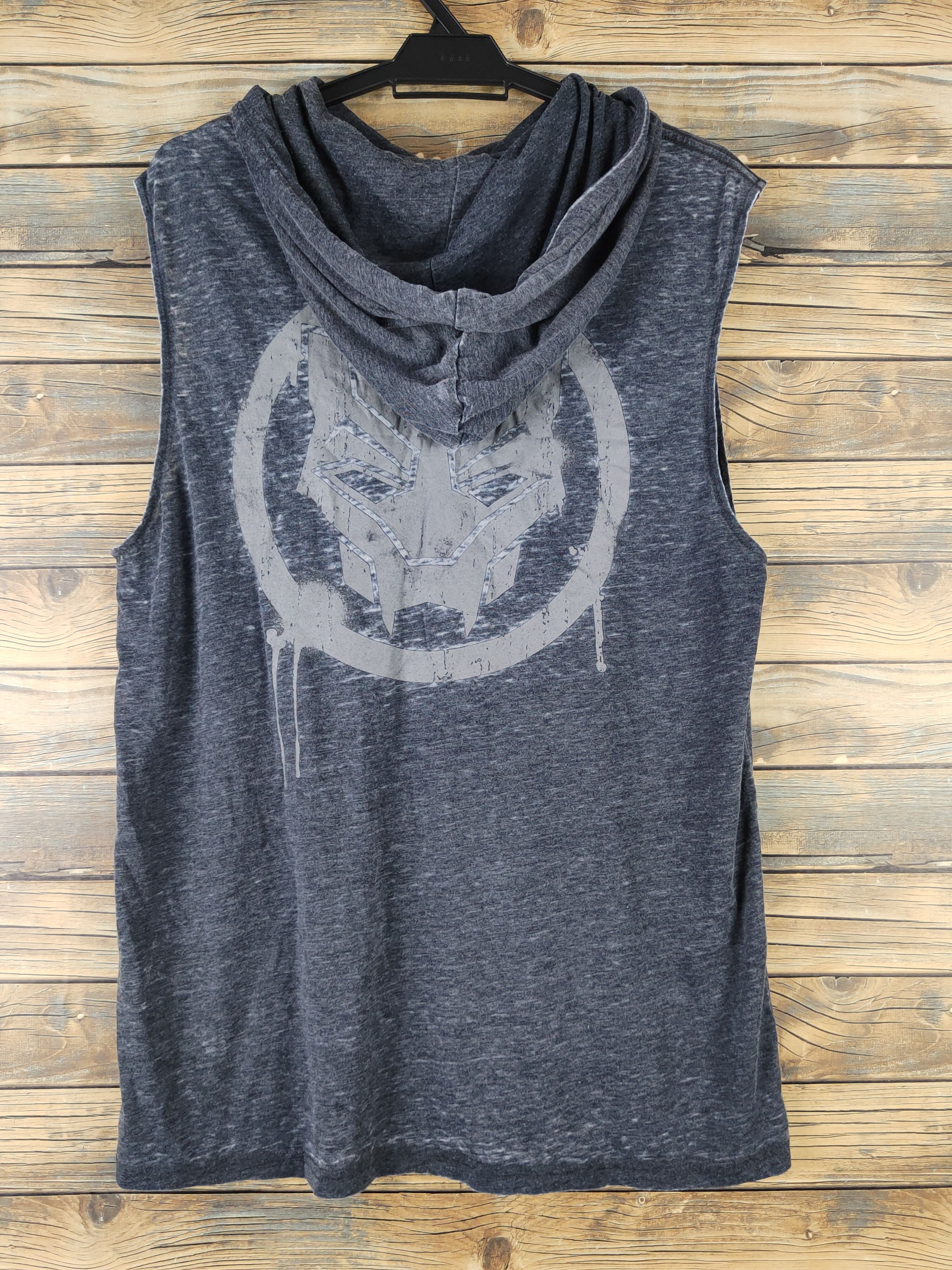 Marvel Comics DL Marvel Black Panther Hoodie Sleeveless Shirts #1169 Size US L / EU 52-54 / 3 - 9 Thumbnail