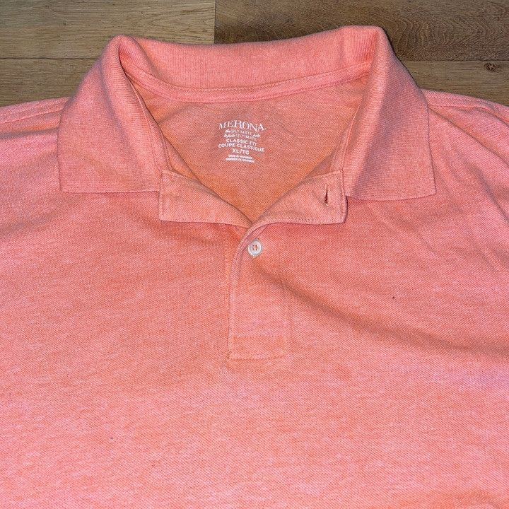Merona MERONA MEN'S POLO SHIRT ULTIMATE POLO COTTON Size XL Size US XL / EU 56 / 4 - 3 Thumbnail