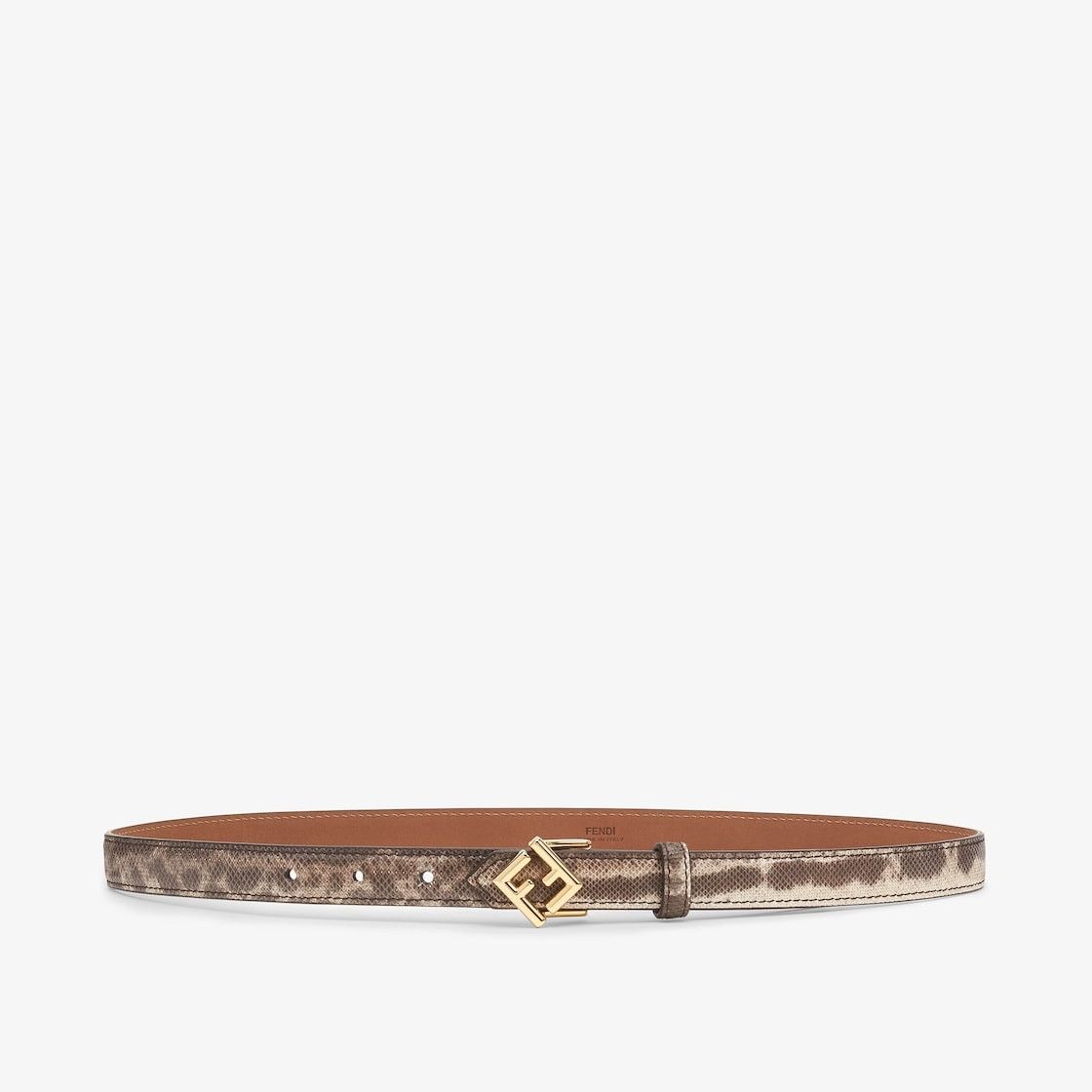 Fendi o1s1wg111224 Size: OS / FF Diamonds Belt in Brown Size ONE SIZE - 1 Thumbnail