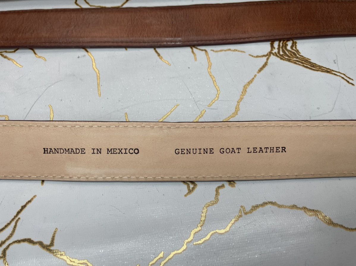 Tecovas New Tecovas Men Brown Genuine Goat Leather Belt Size 36 Size 36 - 5 Thumbnail
