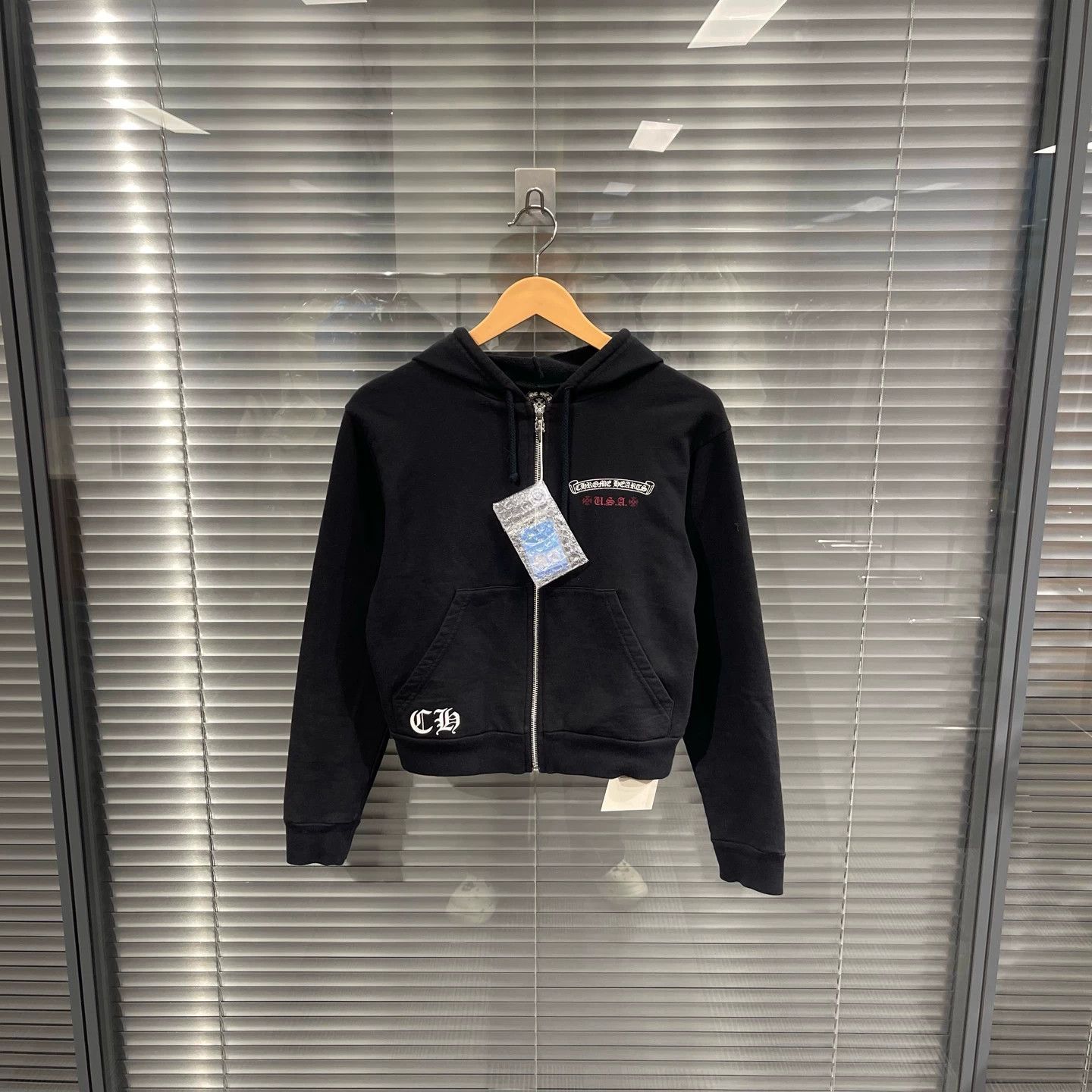 Chrome Hearts Chrome Hearts Classic Flag Print Zip Jacket S 99 New Size US S / EU 44-46 / 1 - 2 Thumbnail