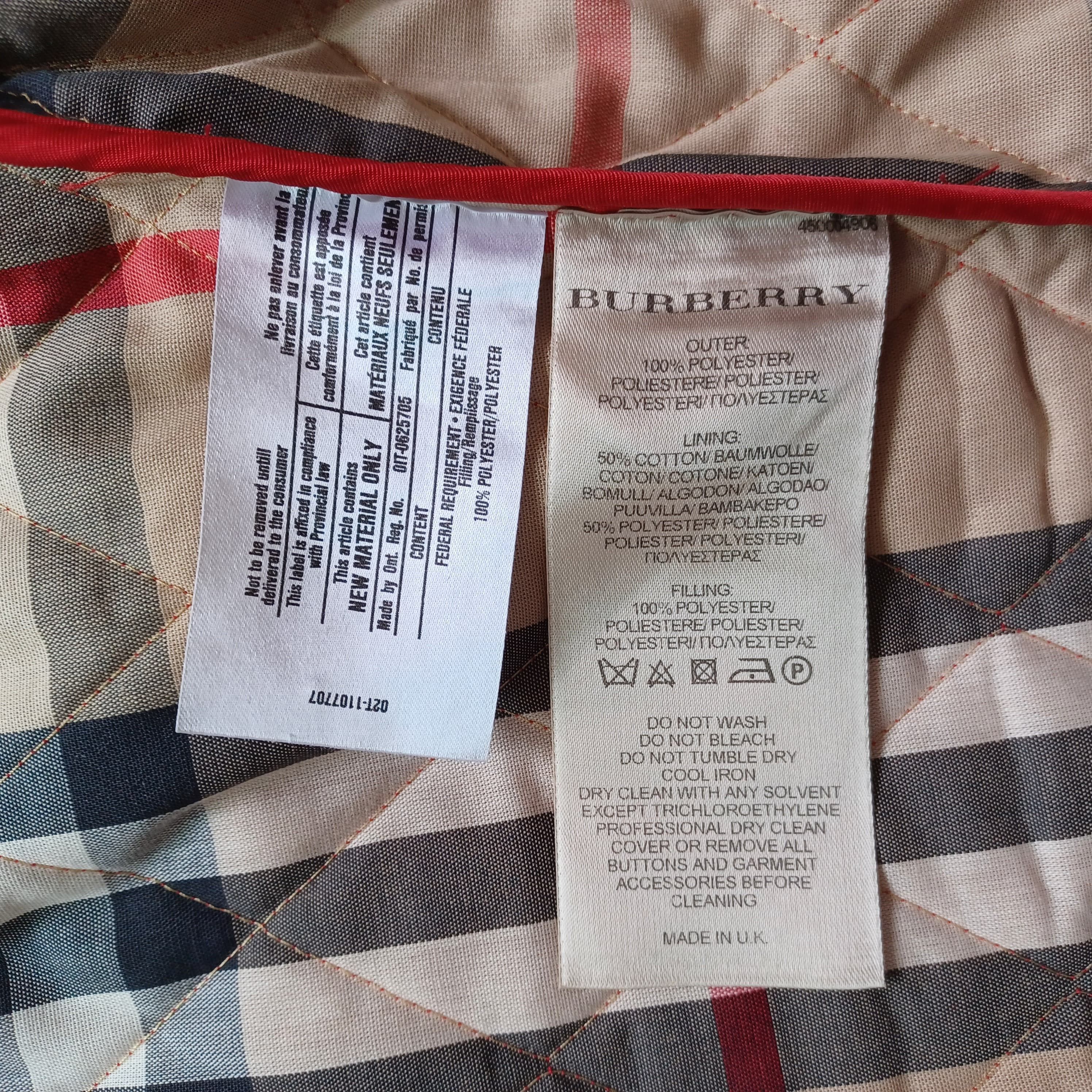 Burberry Burberry Brit Quilted Jacket Nova Check Lining Size L / US 10 / IT 46 - 9 Thumbnail