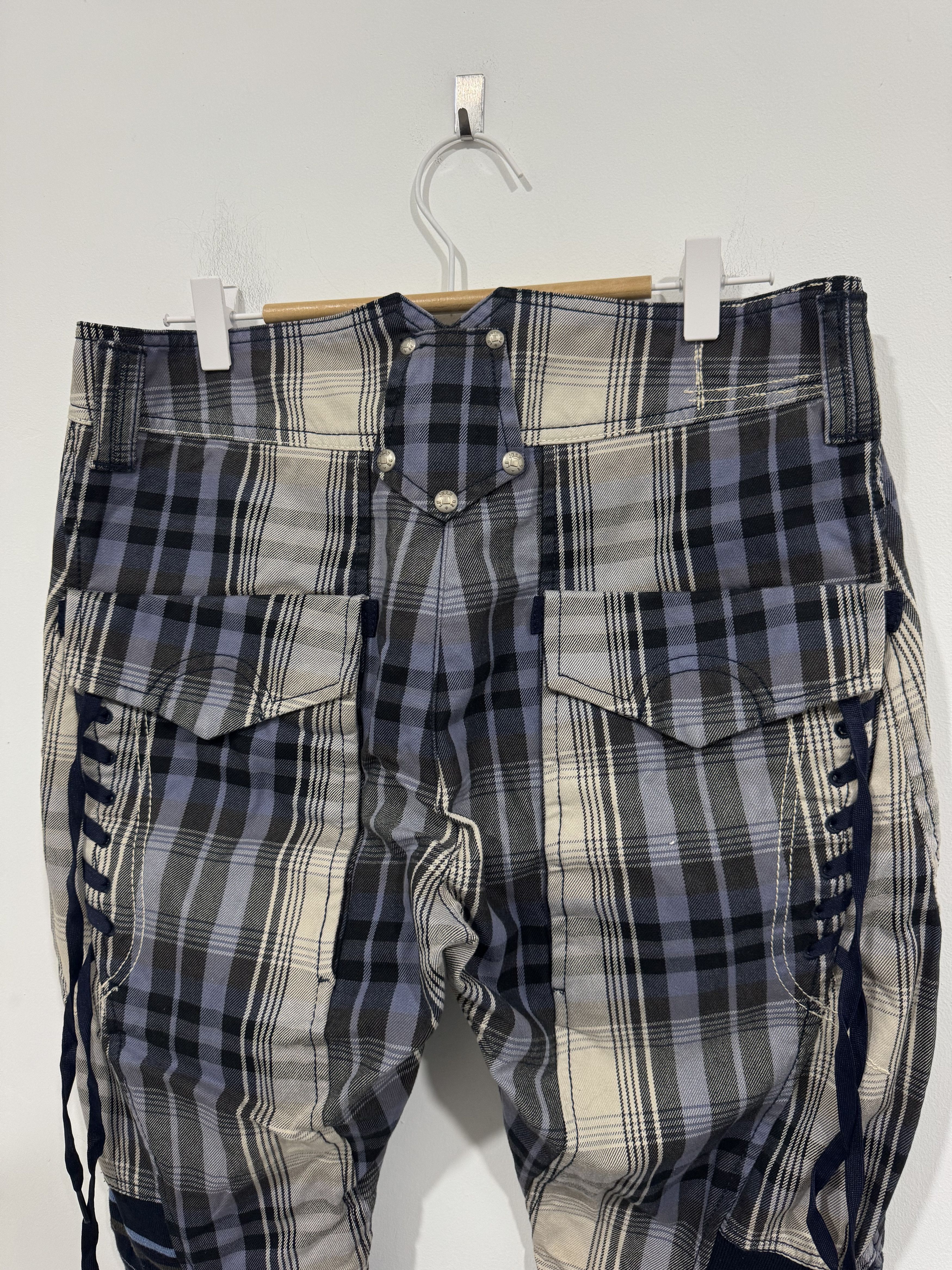 Marithe + Francois Girbaud Marithe + Francois Girbaud Tartan Jeans Size US 34 / EU 50 - 6 Thumbnail