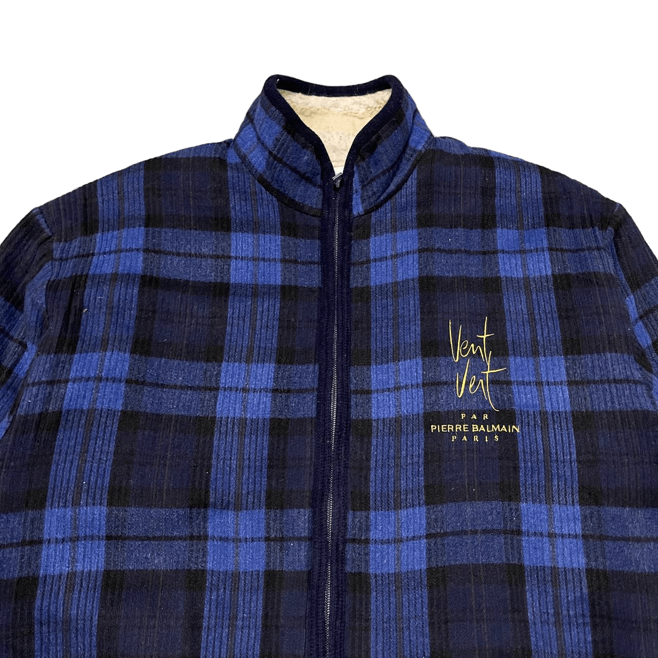 Pierre Balmain Vintage Pierre Balmain Paris Zipper Jacket Sherpa Linning Size US M / EU 48-50 / 2 - 2 Thumbnail
