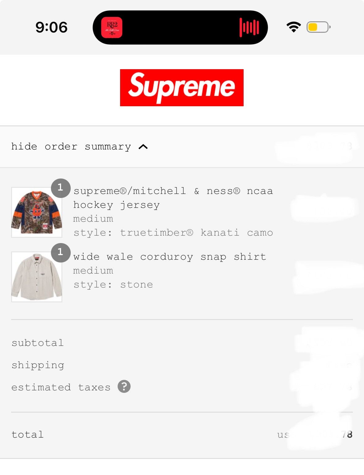 Mitchell & Ness × NCAA × Supreme Supreme®/Mitchell & Ness® NCAA Hockey Jersey Syracuse Size US M / EU 48-50 / 2 - 4 Thumbnail