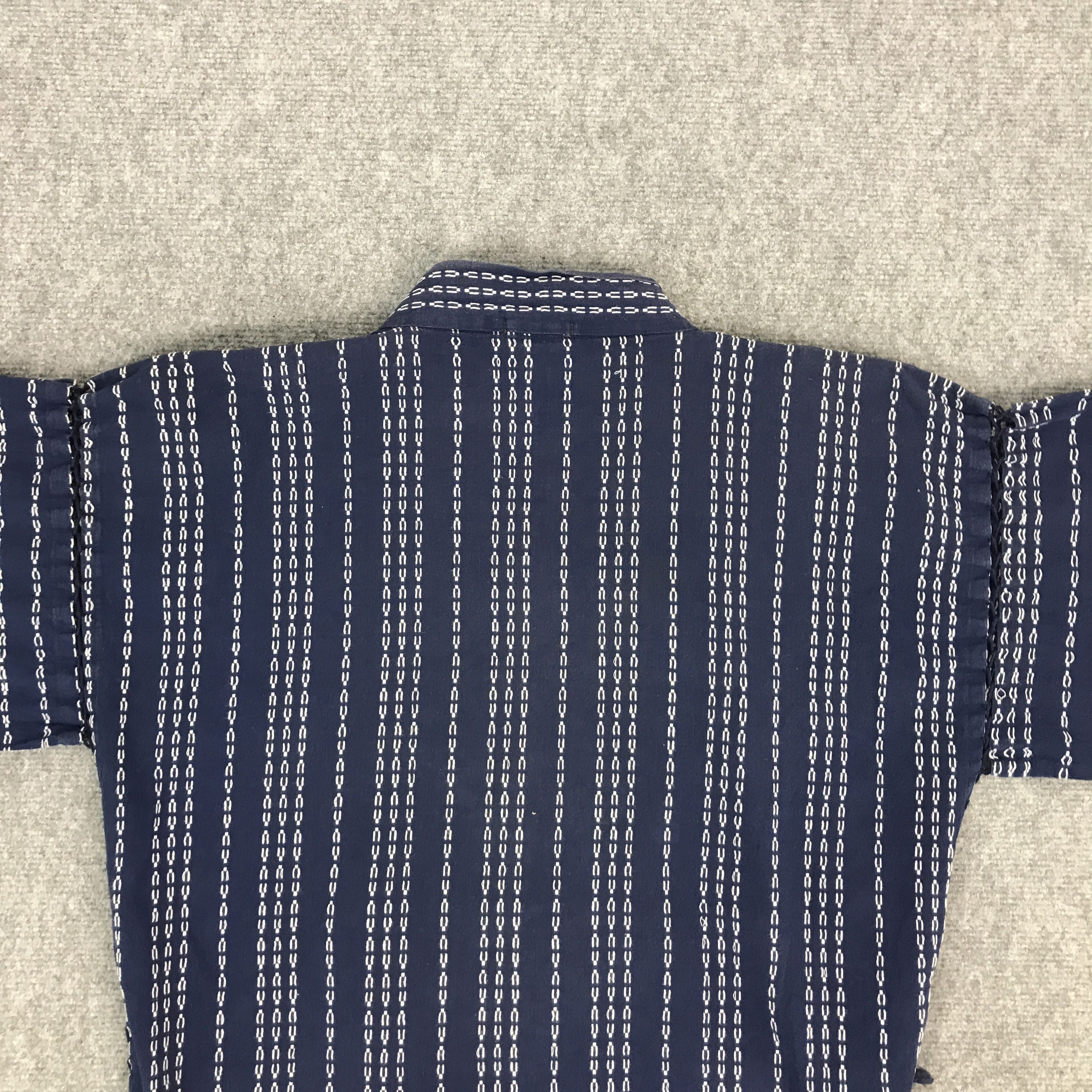 Japanese Brand STRIPED DESIGN JAPANESE KIMONO JACKET Size US L / EU 52-54 / 3 - 4 Thumbnail
