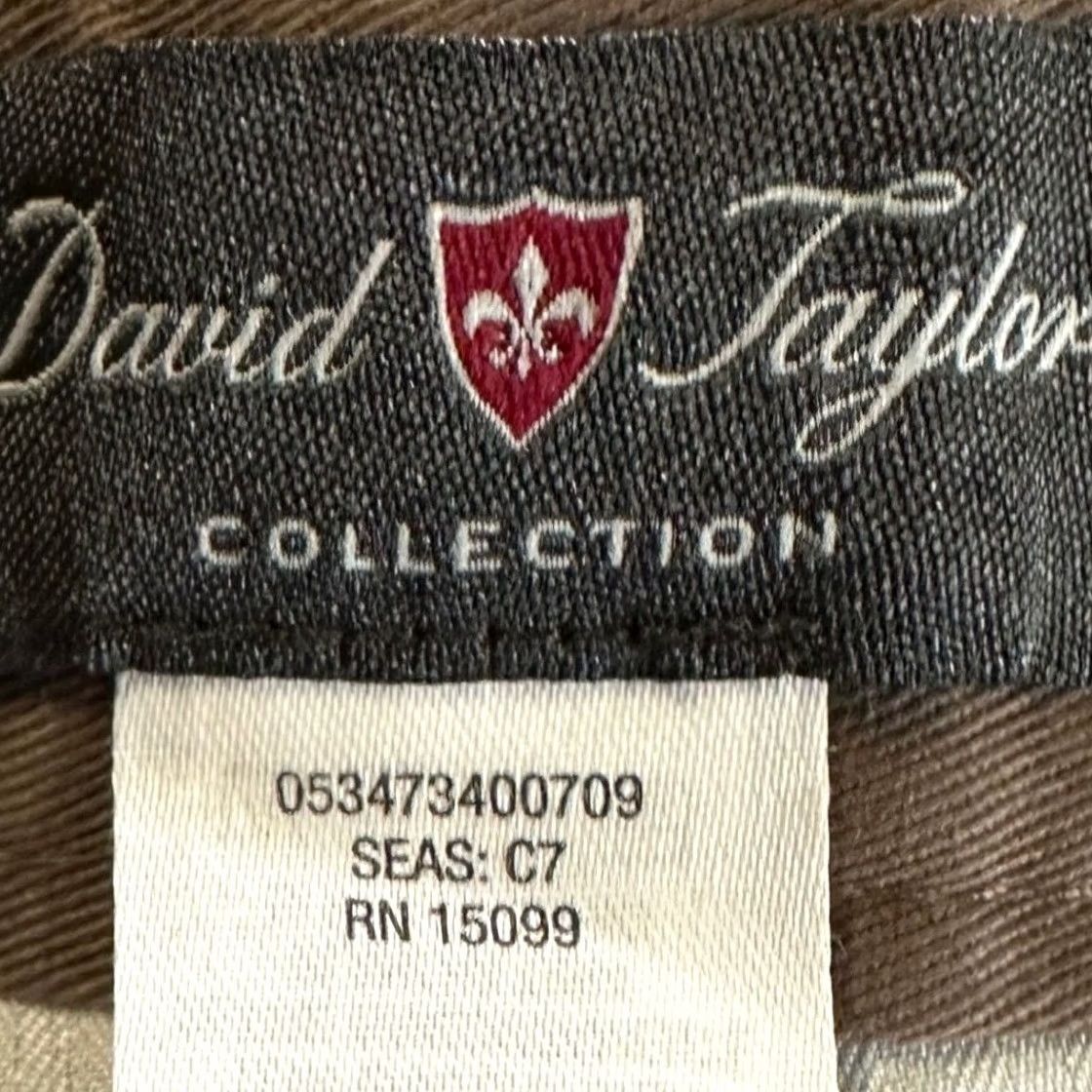 Vintage David Taylor Pants Khaki Men 42X30 Brown Flat Front Classic Fit Chino Casual NEW Size US 42 / EU 58 - 4 Thumbnail