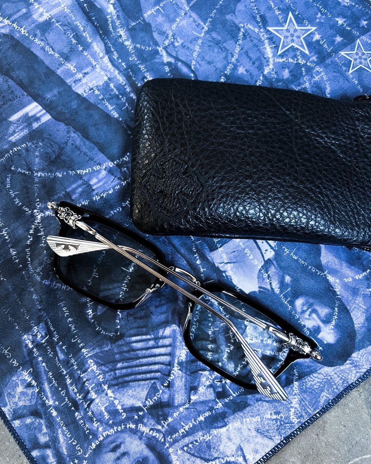 Chrome Hearts ‘SNAT’ SILVER DAGGER GLASSES Size ONE SIZE - 9 Thumbnail