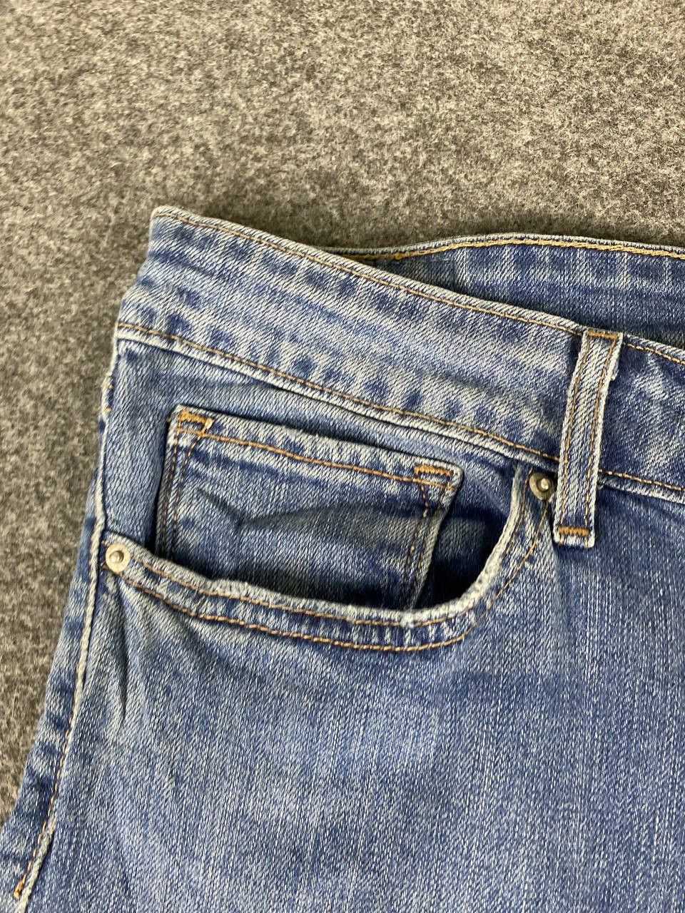 Levi's levis 711 skinny distressed denim nice design Size 35" - 10 Thumbnail