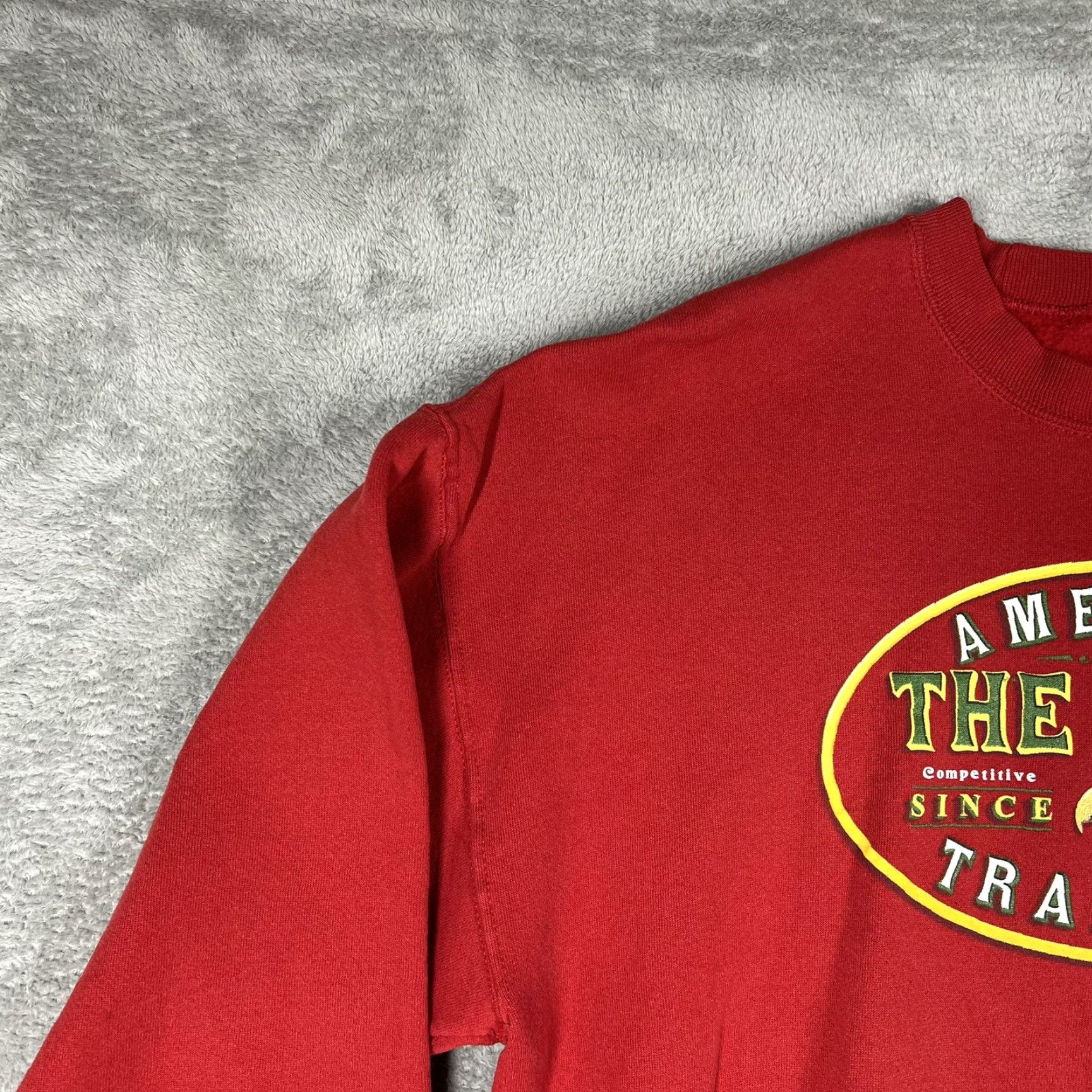 Jerzees Jerzees NuBlend Crewneck Sweater Mens XL Red The Eagle American Tradition Size US XL / EU 56 / 4 - 2 Thumbnail