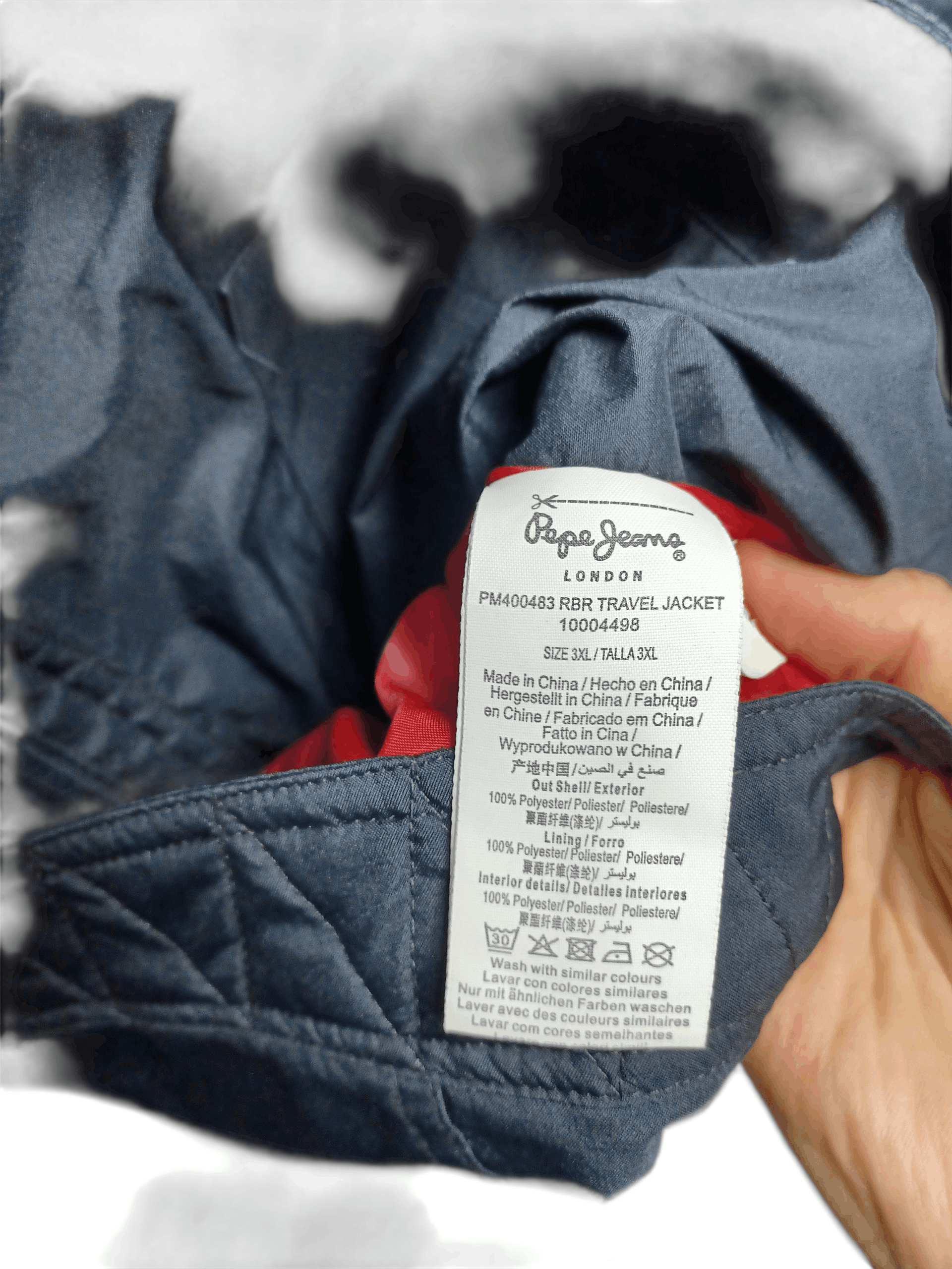 Pepe Jeans PEPE JEANS X RED BULL MULTIPOCKET NYLON RACING JACKET Size US XXL / EU 58 / 5 - 4 Thumbnail