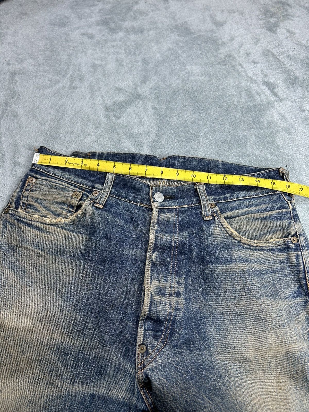 Japanese Brand Vintage Evis Distressed Denim Jeans Size US 32 / EU 48 - 17 Thumbnail