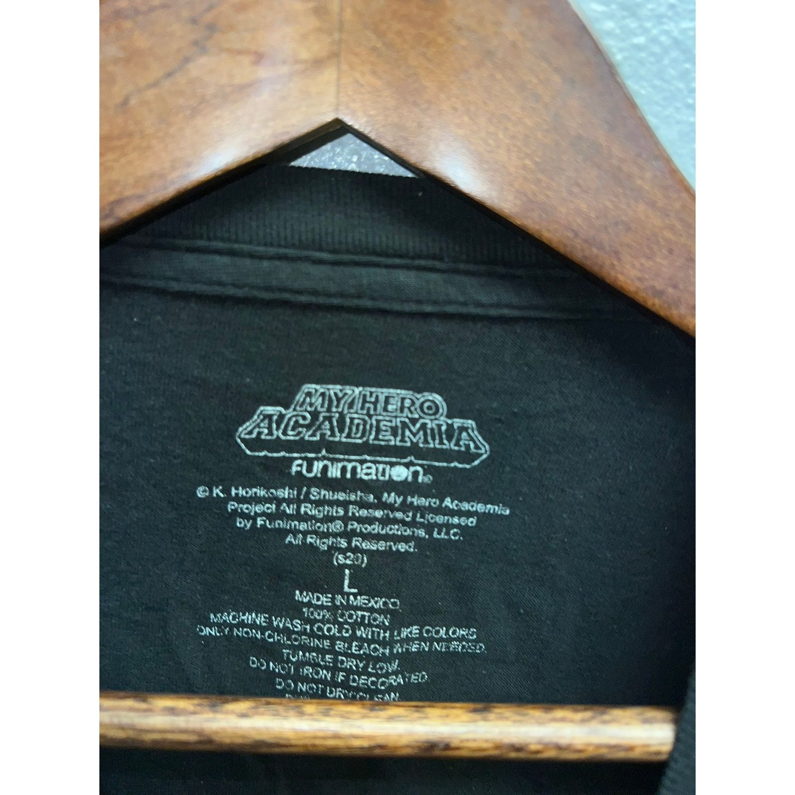 Vintage My Hero Academia Shirt Vanguard Action Squad Black Tee Large Size US L / EU 52-54 / 3 - 6 Thumbnail