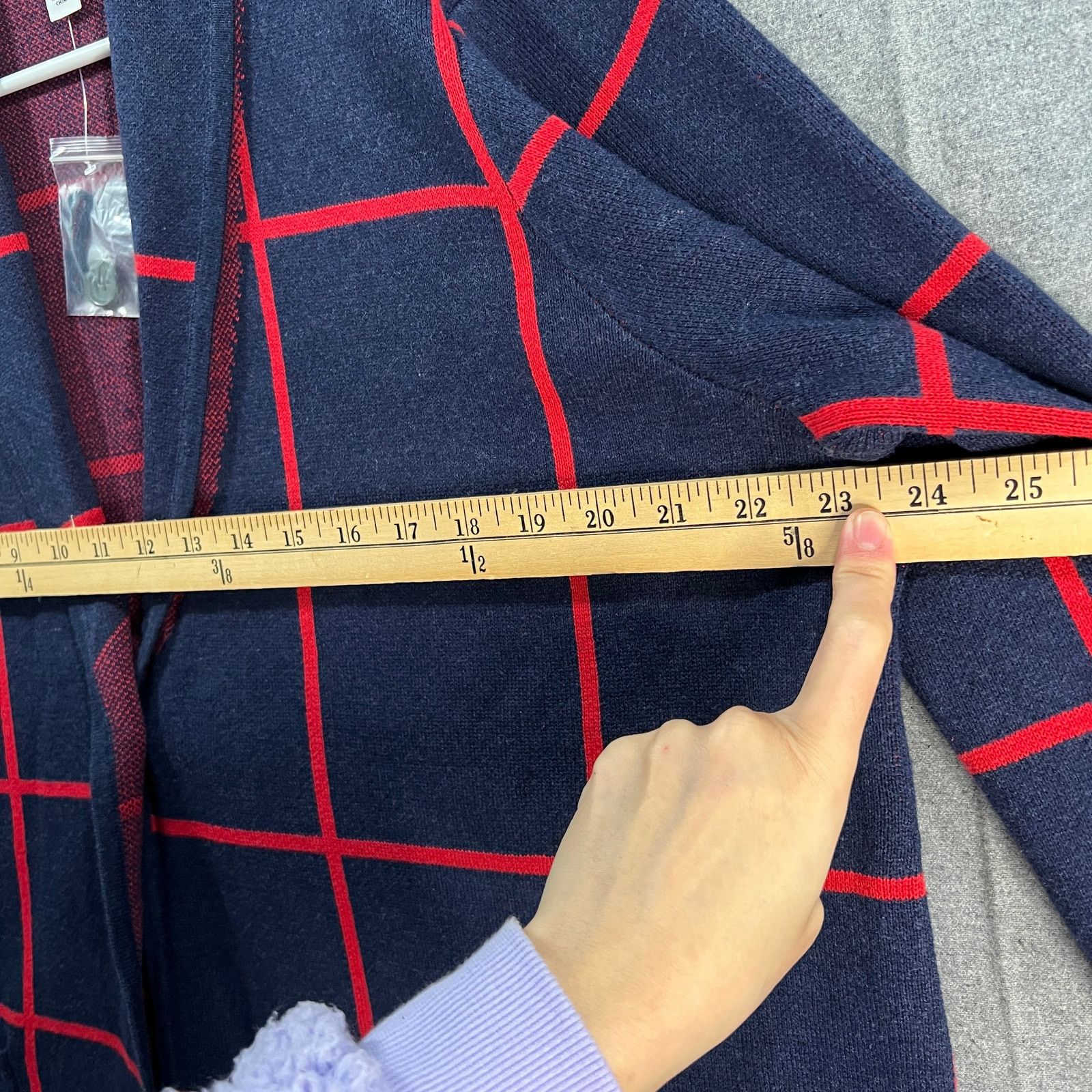Other Denim & Co. Jacquard One Button Sweater Coat Size XL / US 12-14 / IT 48-50 - 10 Thumbnail