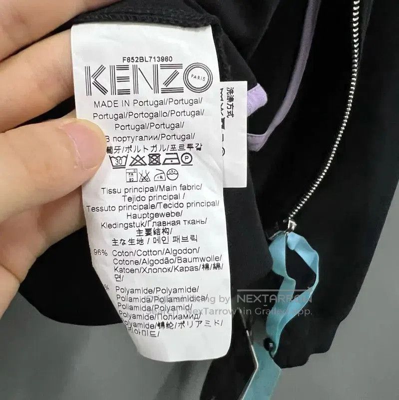 Kenzo KENZO Black Cotton Women's Jacket XS . Size XS / US 0-2 / IT 36-38 - 4 Thumbnail