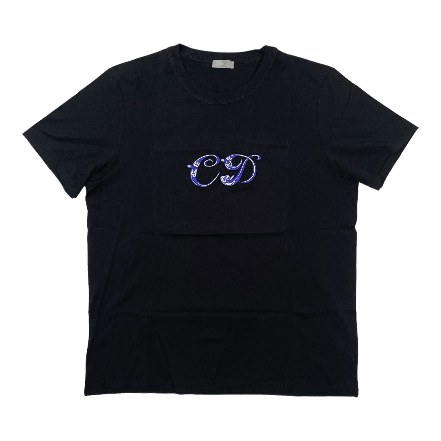 Dior x Kenny Scharf Logo Short Sleeve Tee Shirt Black