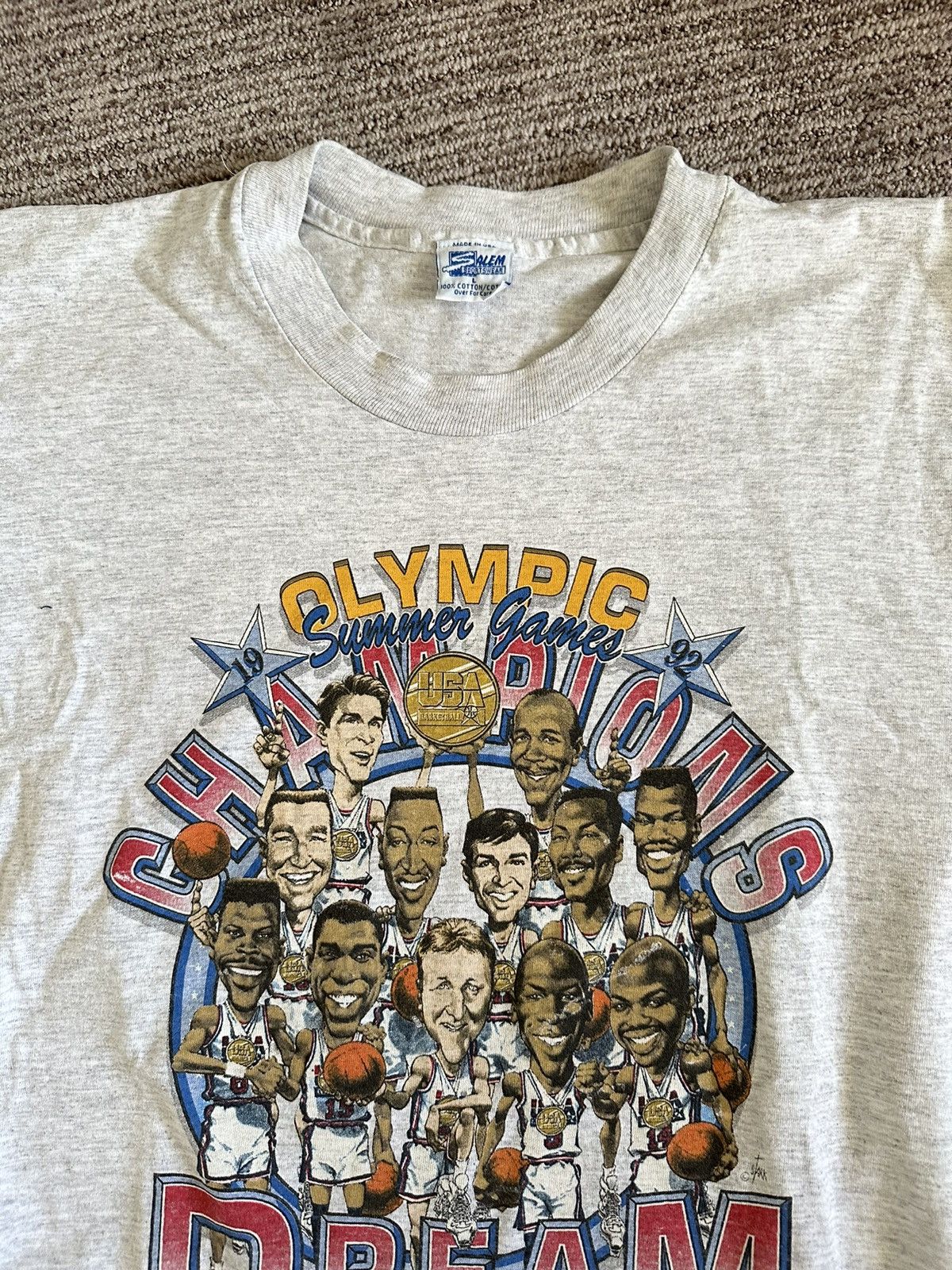 USA Olympics × Vintage Vintage SALEM ‘92 USA Basketball Olympic Dream Team Size US L / EU 52-54 / 3 - 1 Thumbnail