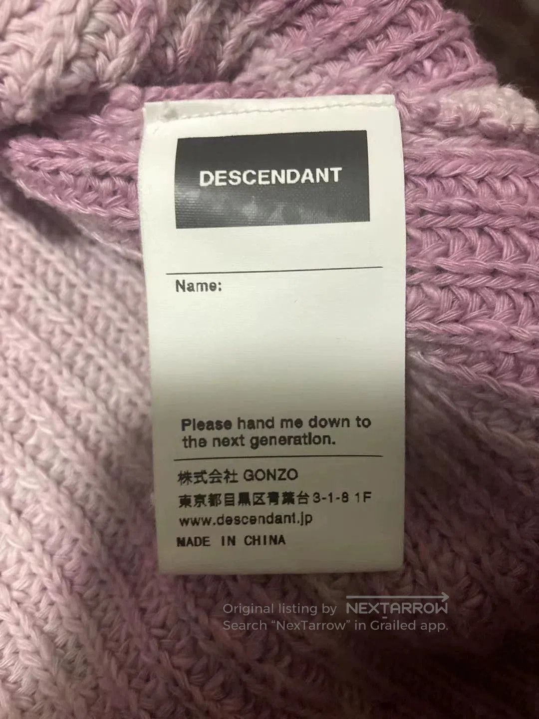 Visvim Descendant 18AW Whale Tie. Size US L / EU 52-54 / 3 - 3 Thumbnail