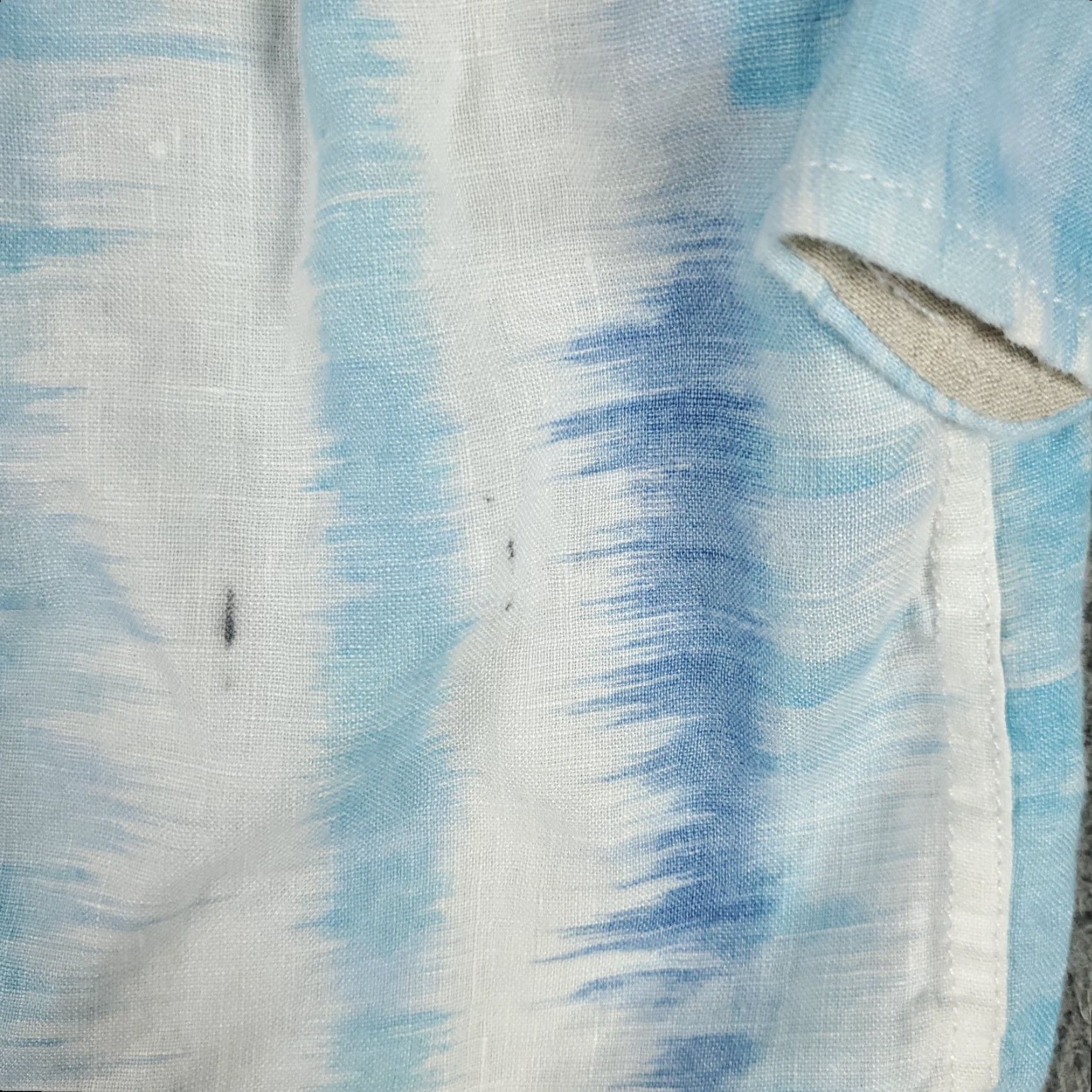 Tommy Bahama Tommy Bahama Shirt Mens Large Blue Striped Linen Blend Button-Up Long Sleeve Shirt Global Classic Casual Vintage-Free Size US L / EU 52-54 / 3 - 5 Thumbnail